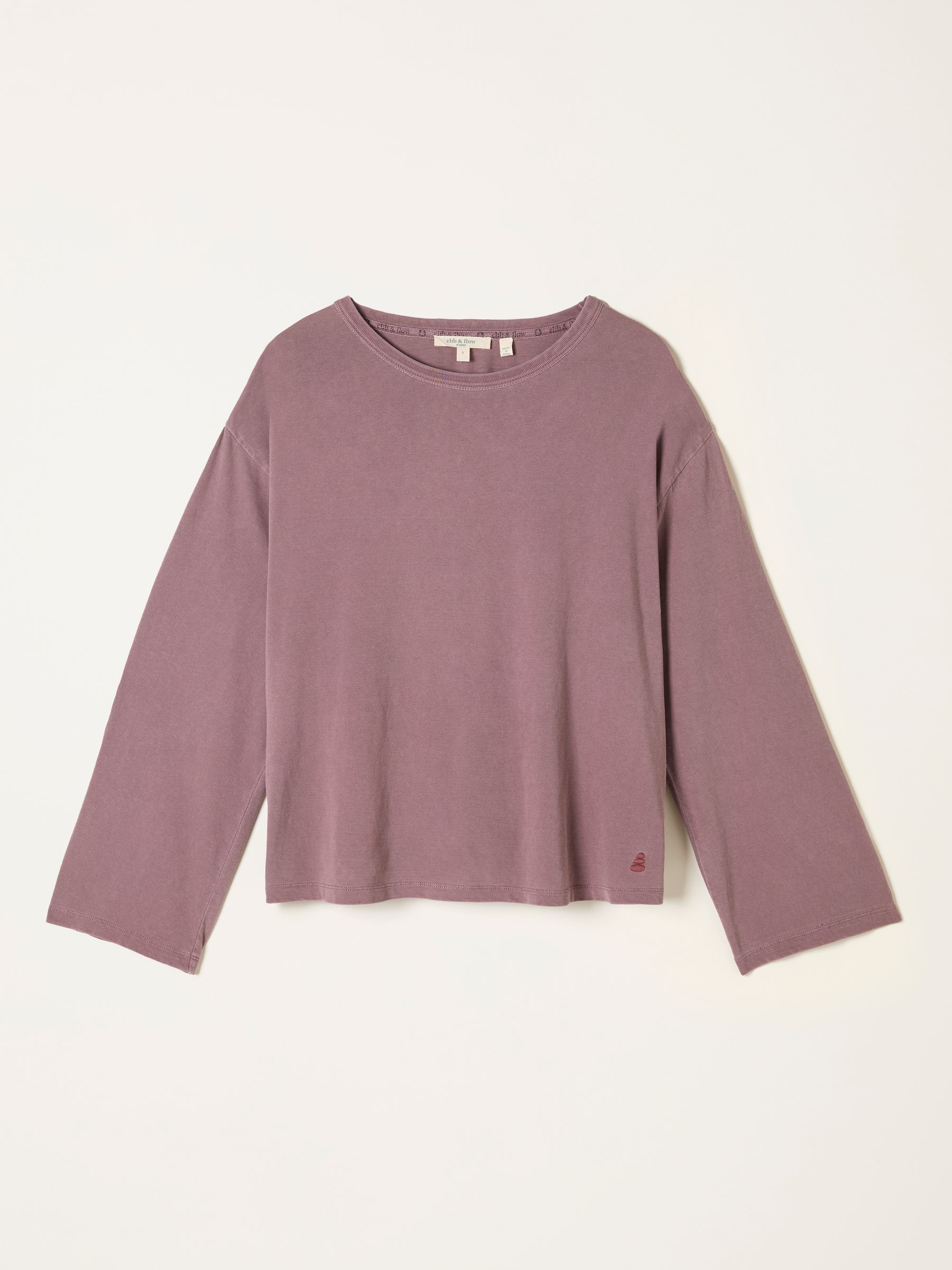 Frey Lilac Purple Long Sleeve Graphic T Shirt - Image 4 of 5