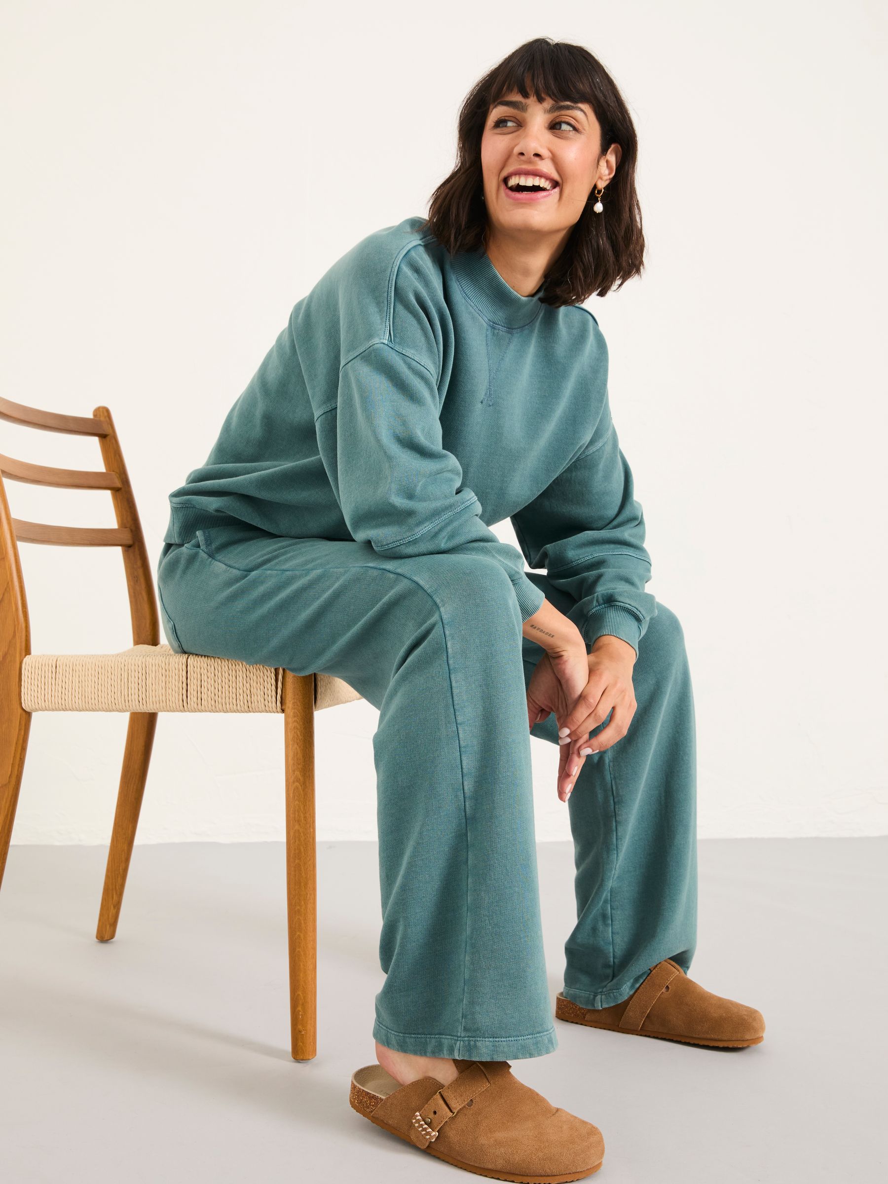 Caja Teal Blue Joggers - Image 4 of 5