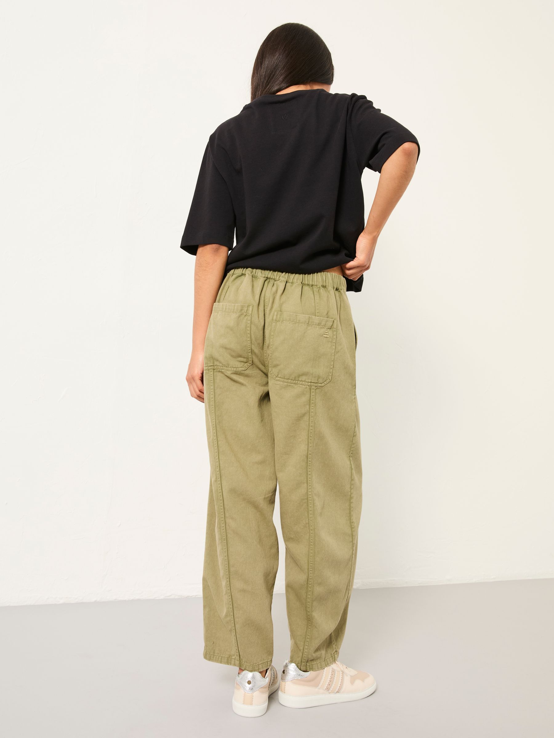 Alve Khaki Green Cargo Joggers - Image 2 of 6