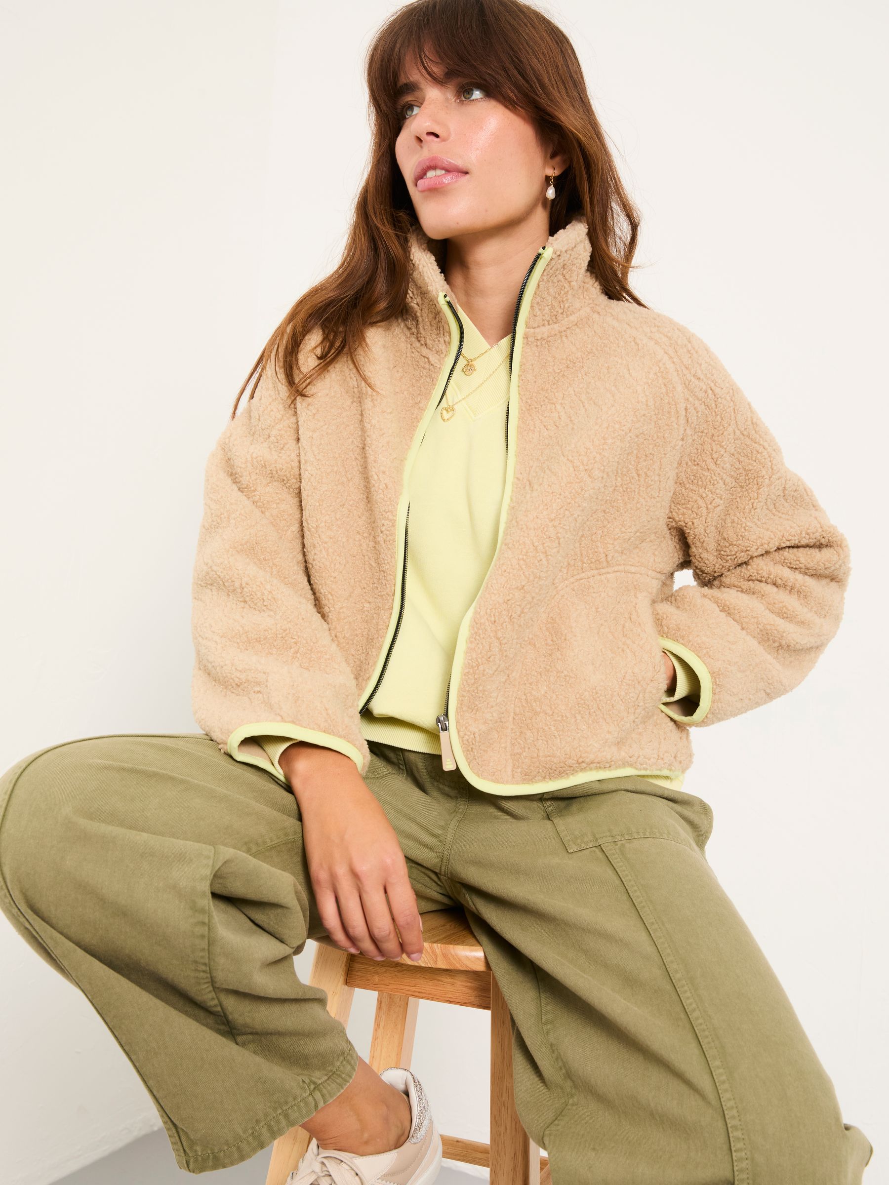 Nova Natural Wave Fleece Jacket - Image 4 of 5