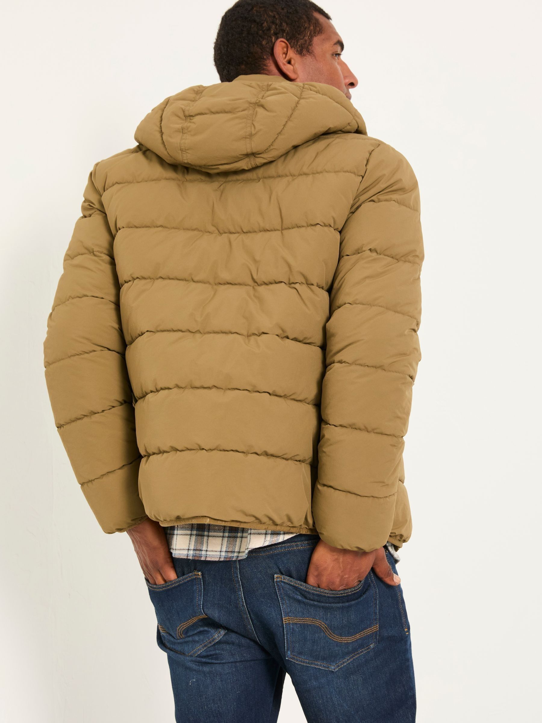 Winkworth Olive Green Hooded Puffer Jacket - Image 2 of 6