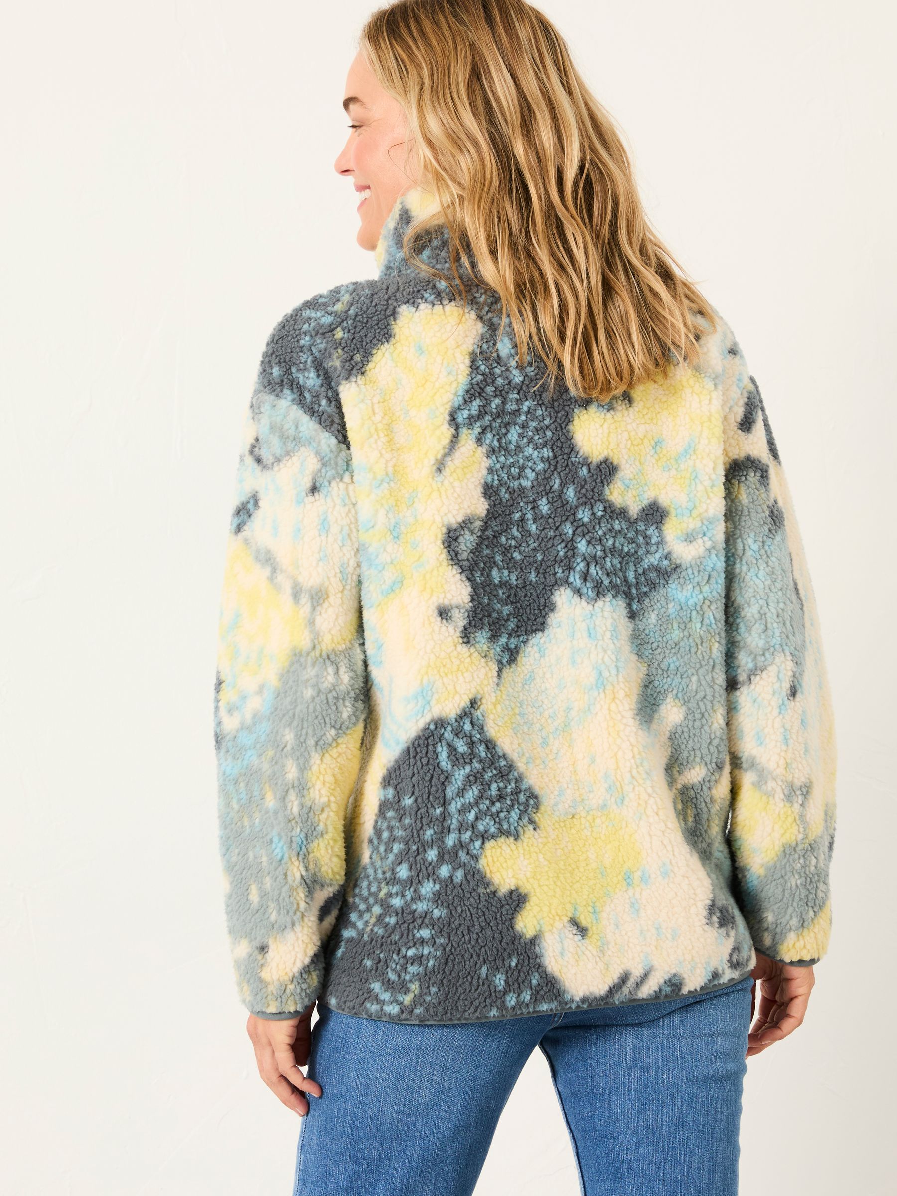 Zoe Blue Mark Make Half Neck Fleece - Image 3 of 6