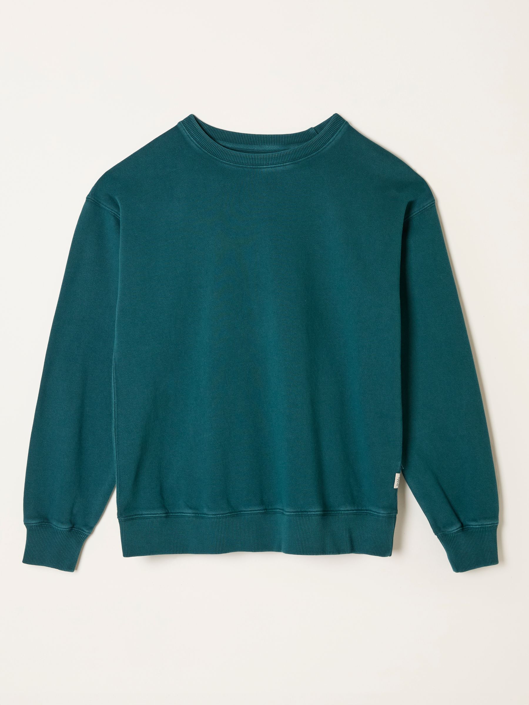Georgia Dark Teal Blue Crew Sweatshirt - Image 5 of 5 Georgia Dark Teal Blue Crew Sweatshirt - Image 5 of 5