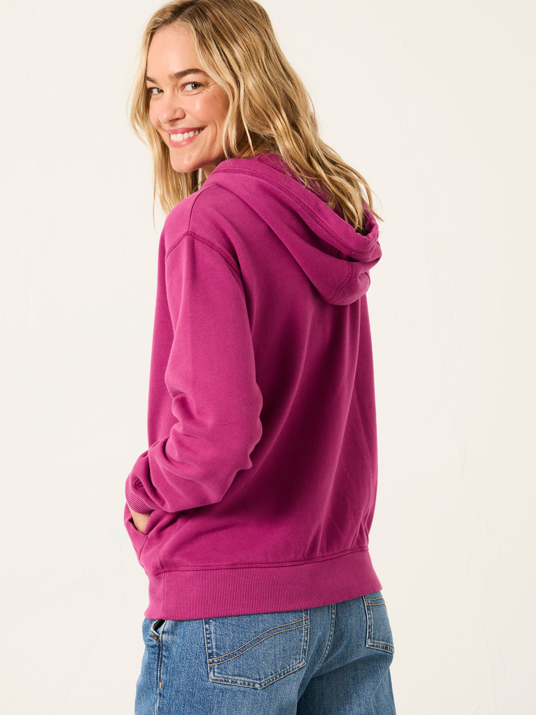 Izzy Plum Purple Overhead Hoodie - Image 2 of 6