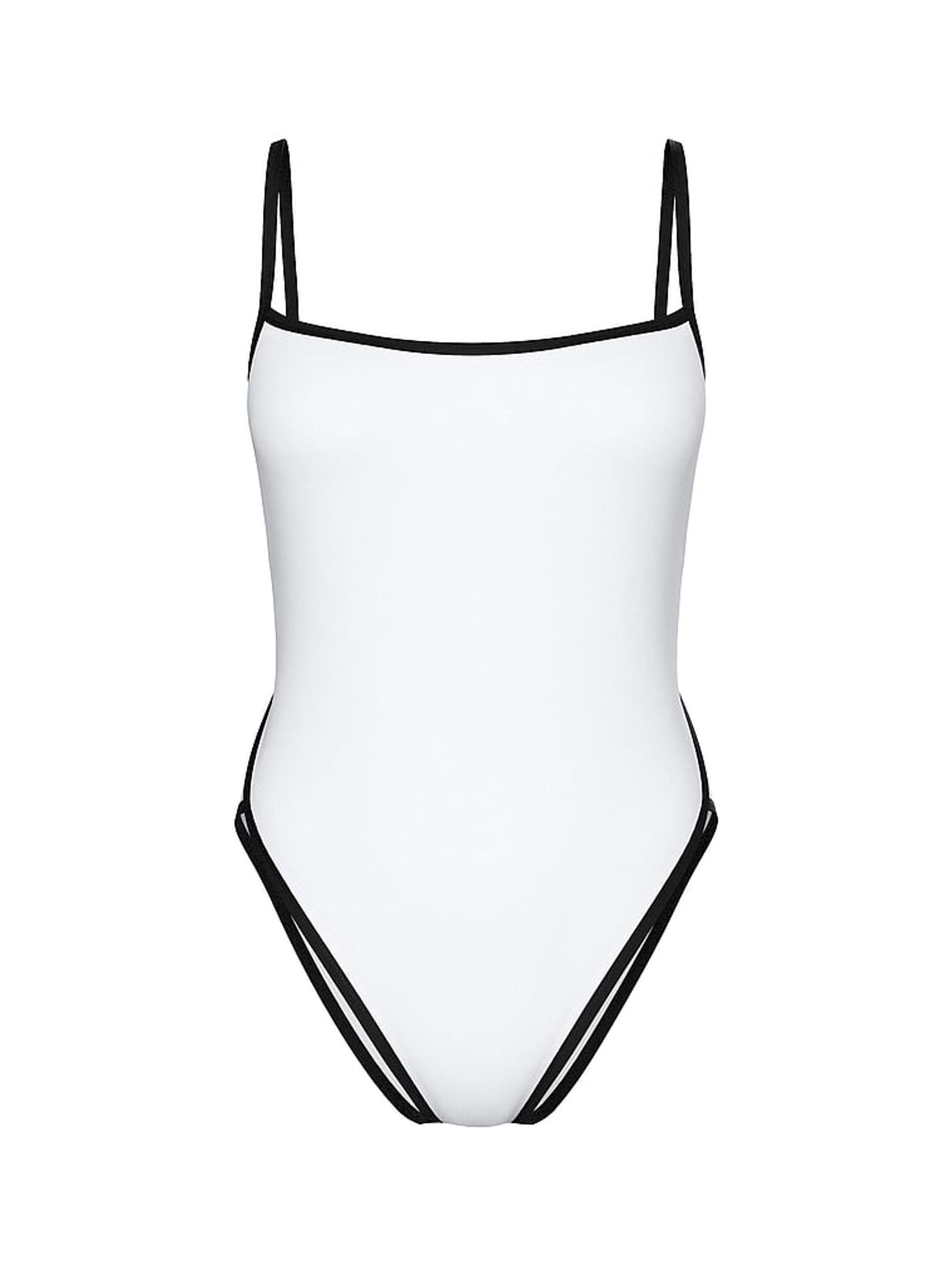 White Scuba Scoop Swimsuit - Image 3 of 3