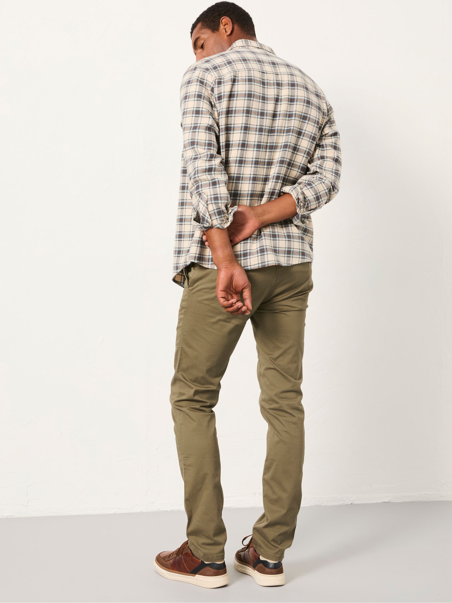 Heyshott Green Slim Chinos - Image 2 of 6