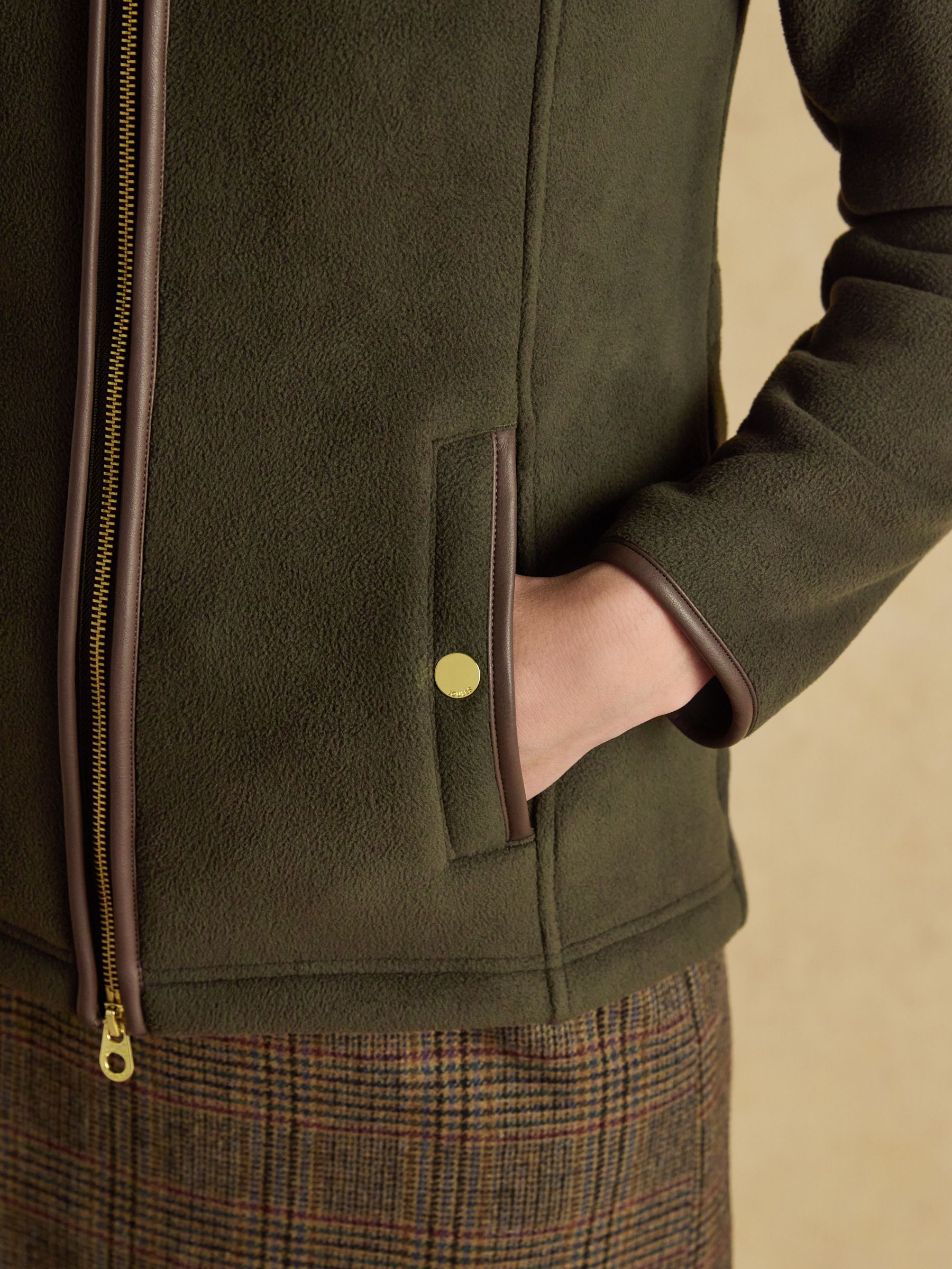 Heritage Green Zip Through Fleece - Image 7 of 10