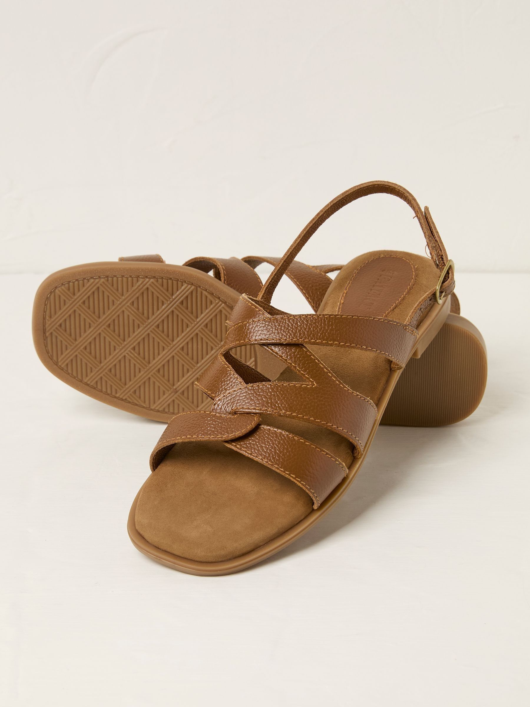 Coco Tan Brown Strappy Sandal - Image 2 of 3