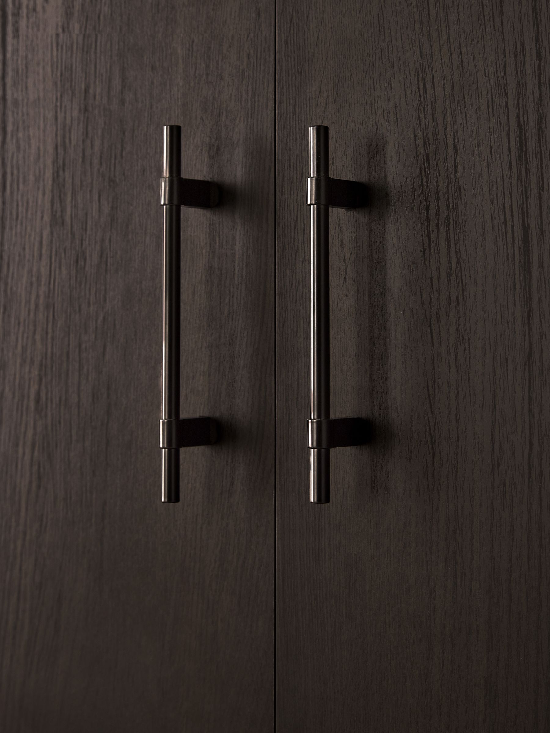 Dark Oak Effect Zeke Triple Wardrobe - Image 6 of 6