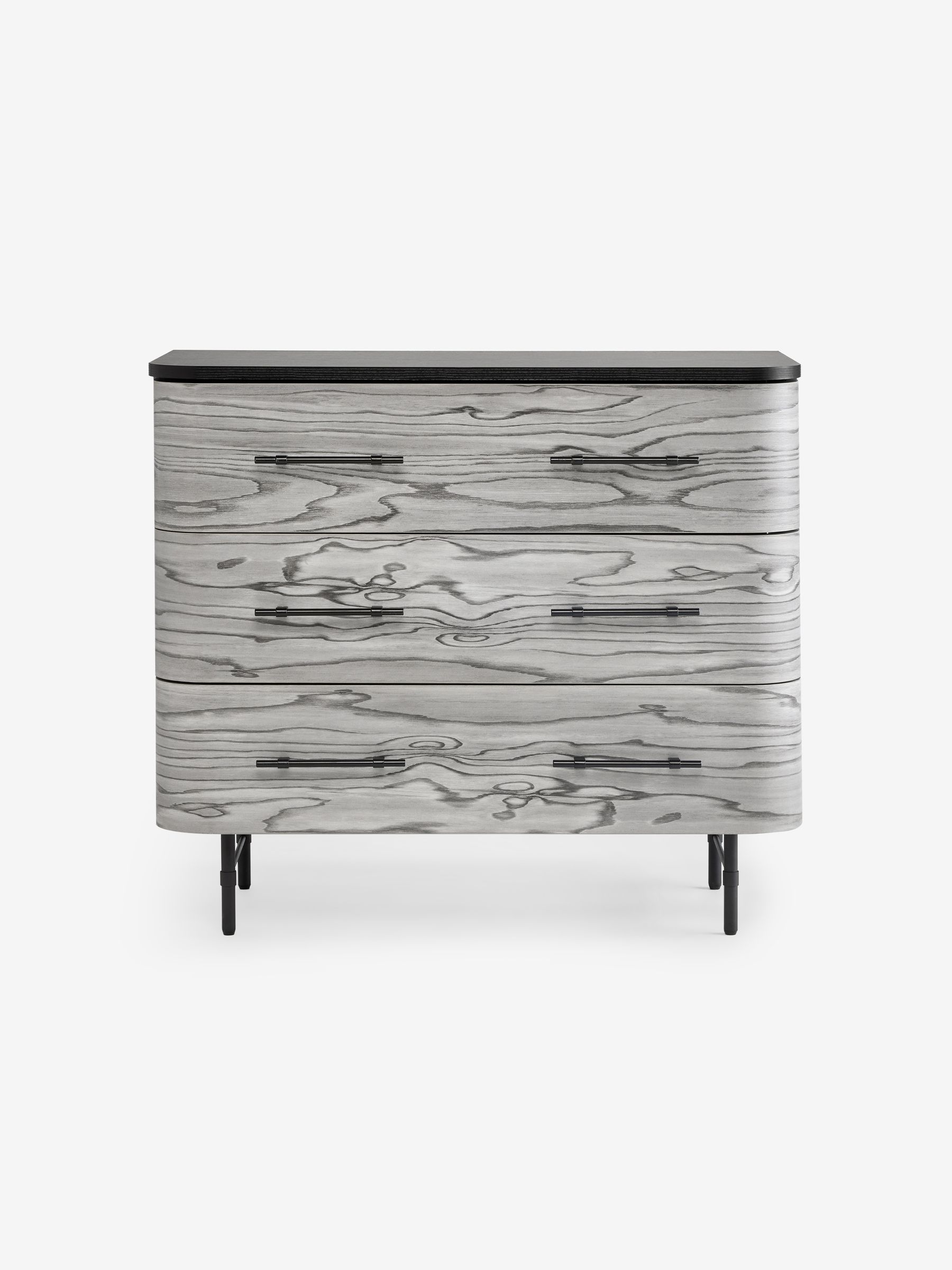 Grey Pine Effect Zeke 3 Drawer Chest of Drawer - Image 5 of 5