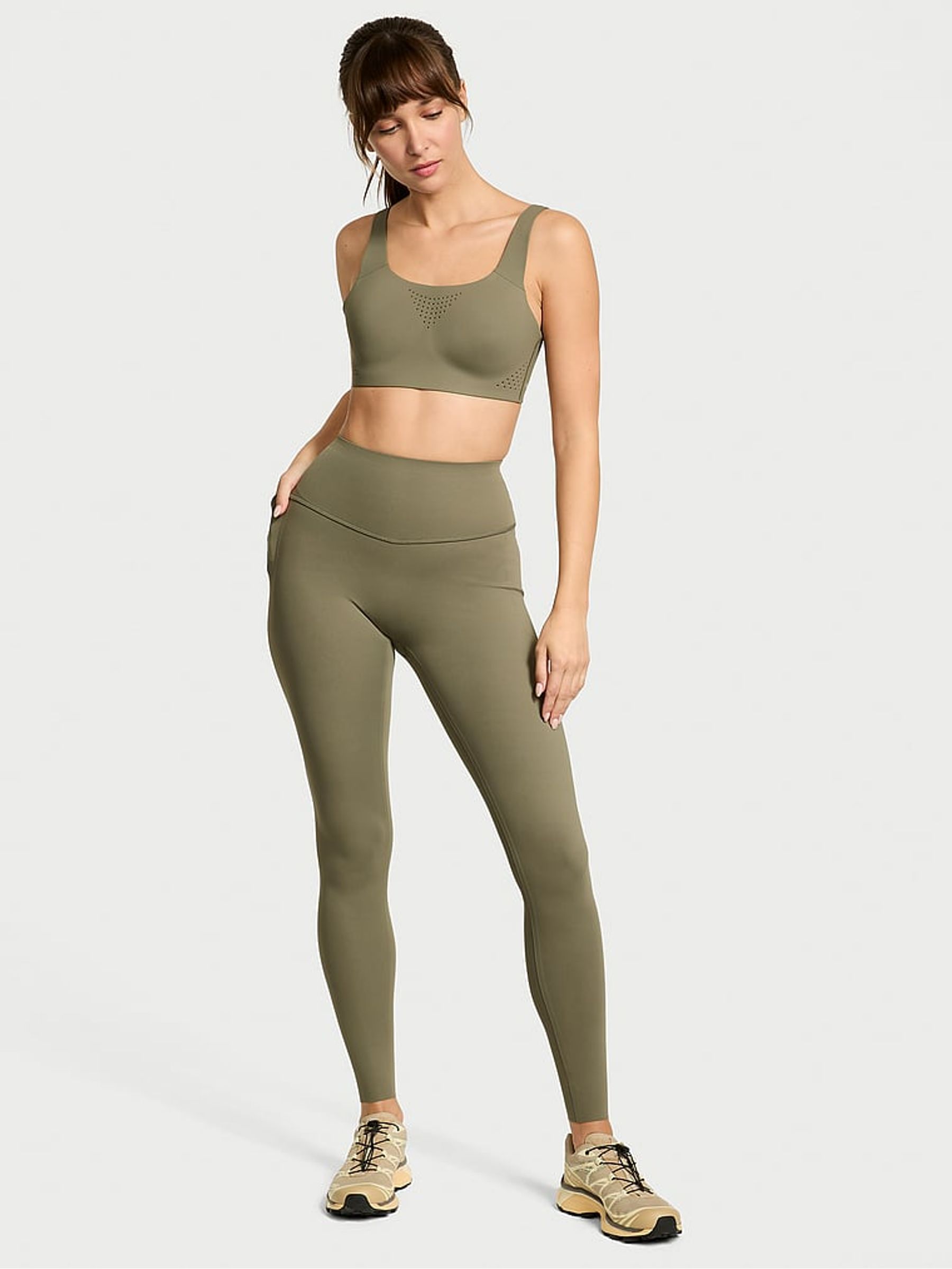 Desert Cactus Green Elevate™ Low Support Leggings with Side Pockets - Image 1 of 2