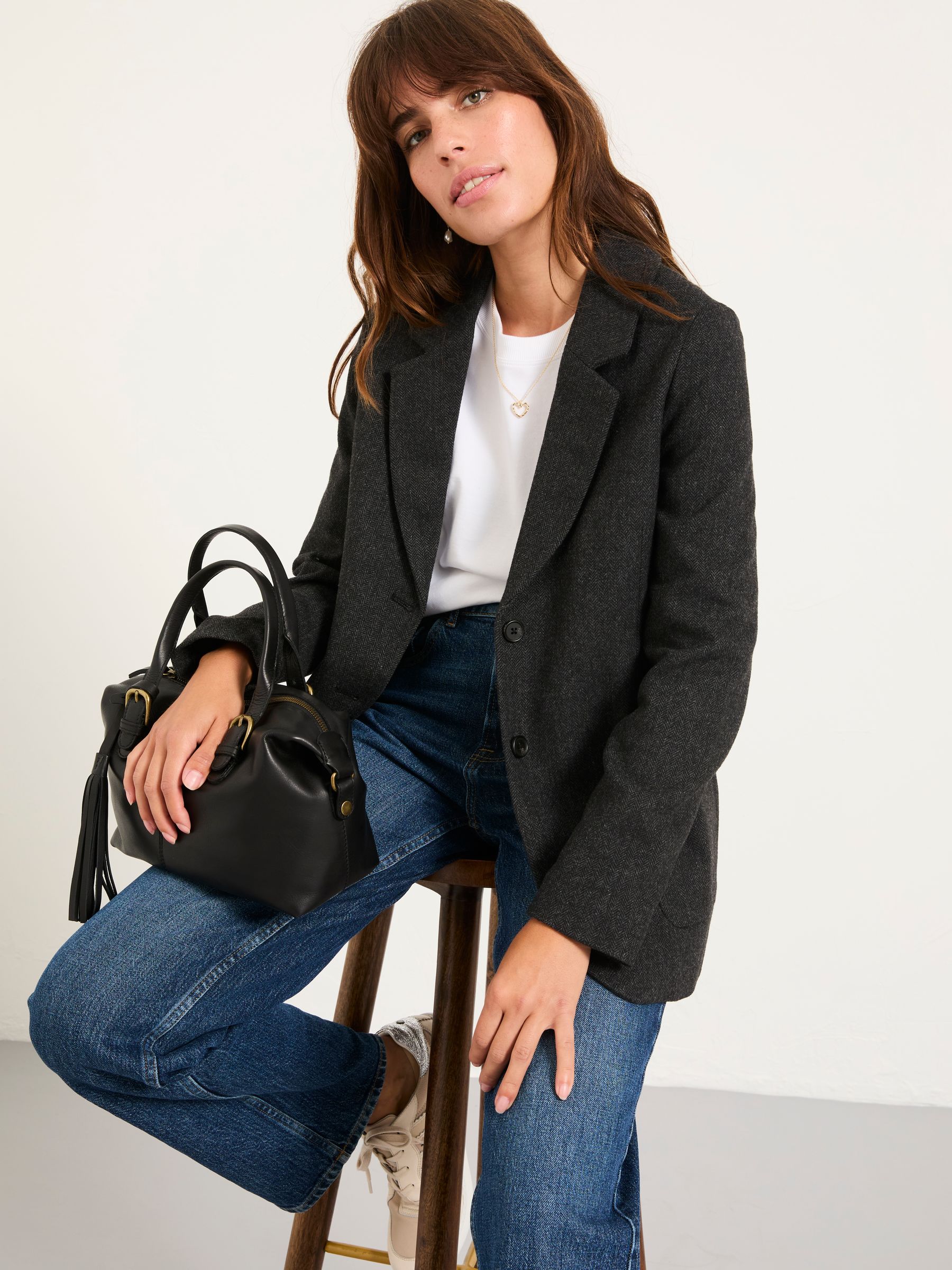 Etta Charcoal Grey Blazer - Image 6 of 7