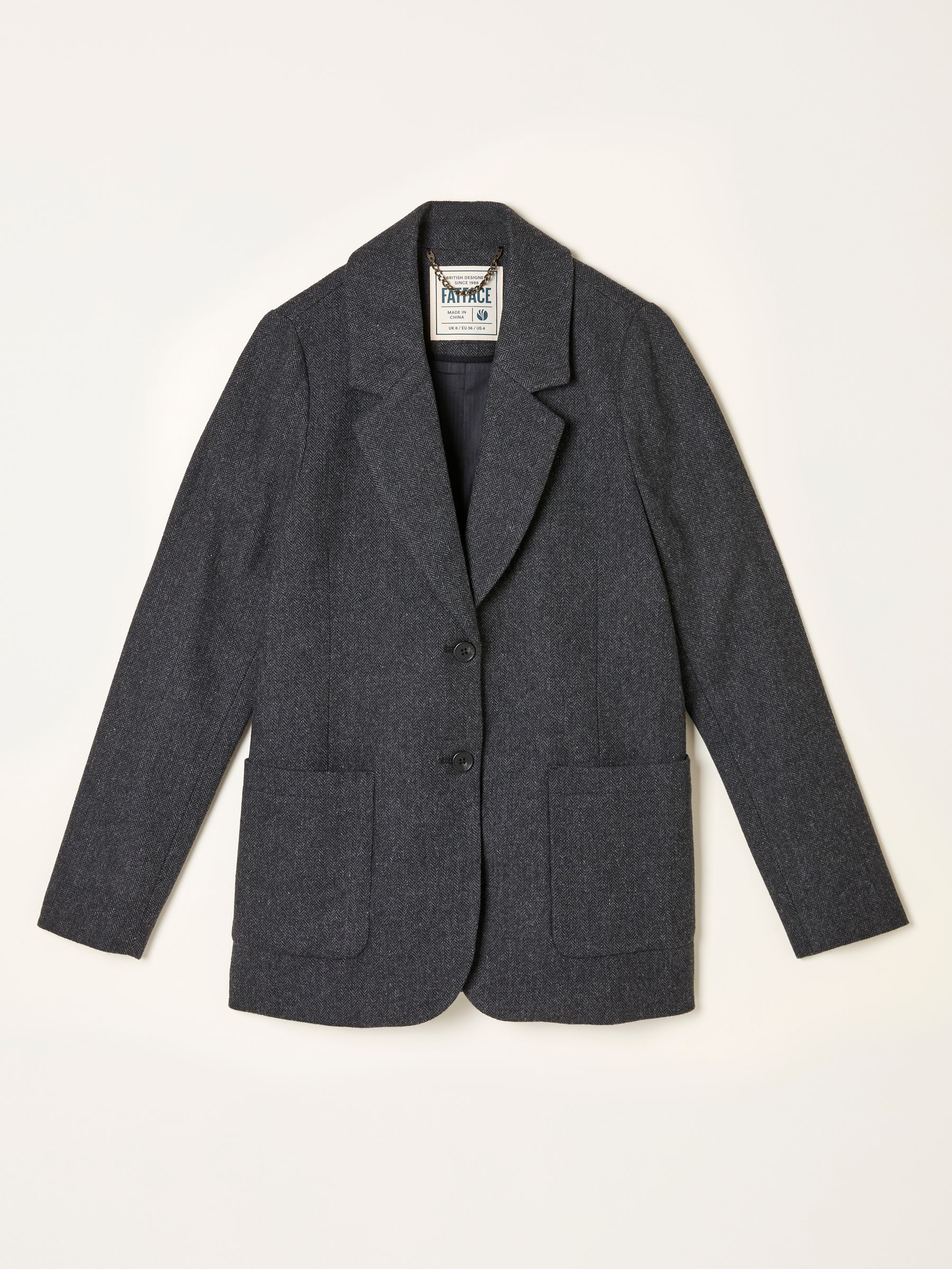 Etta Charcoal Grey Blazer - Image 6 of 6 Etta Charcoal Grey Blazer - Image 6 of 6
