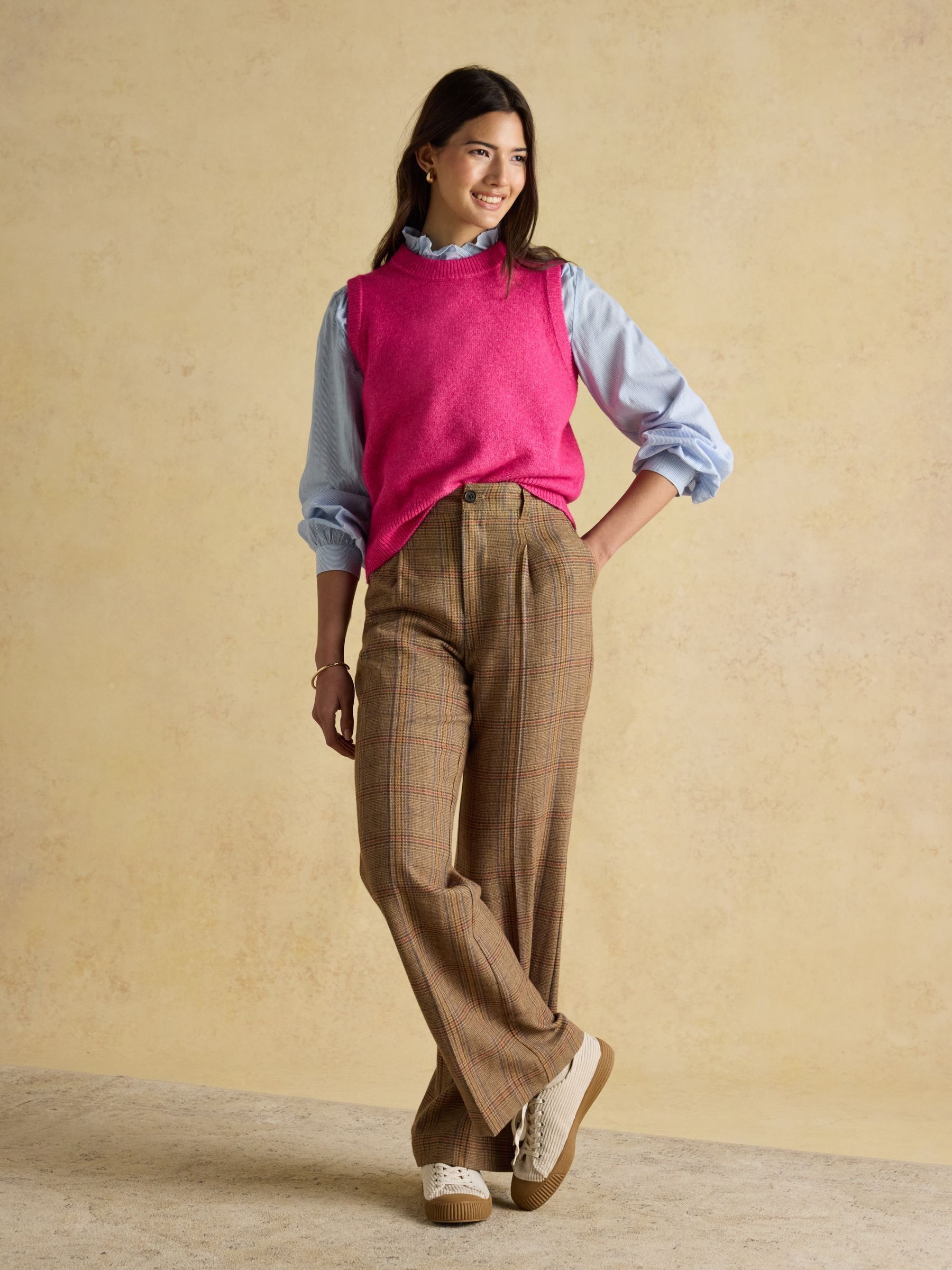 Holly Fushsia Pink Knitted Vest - Image 4 of 8