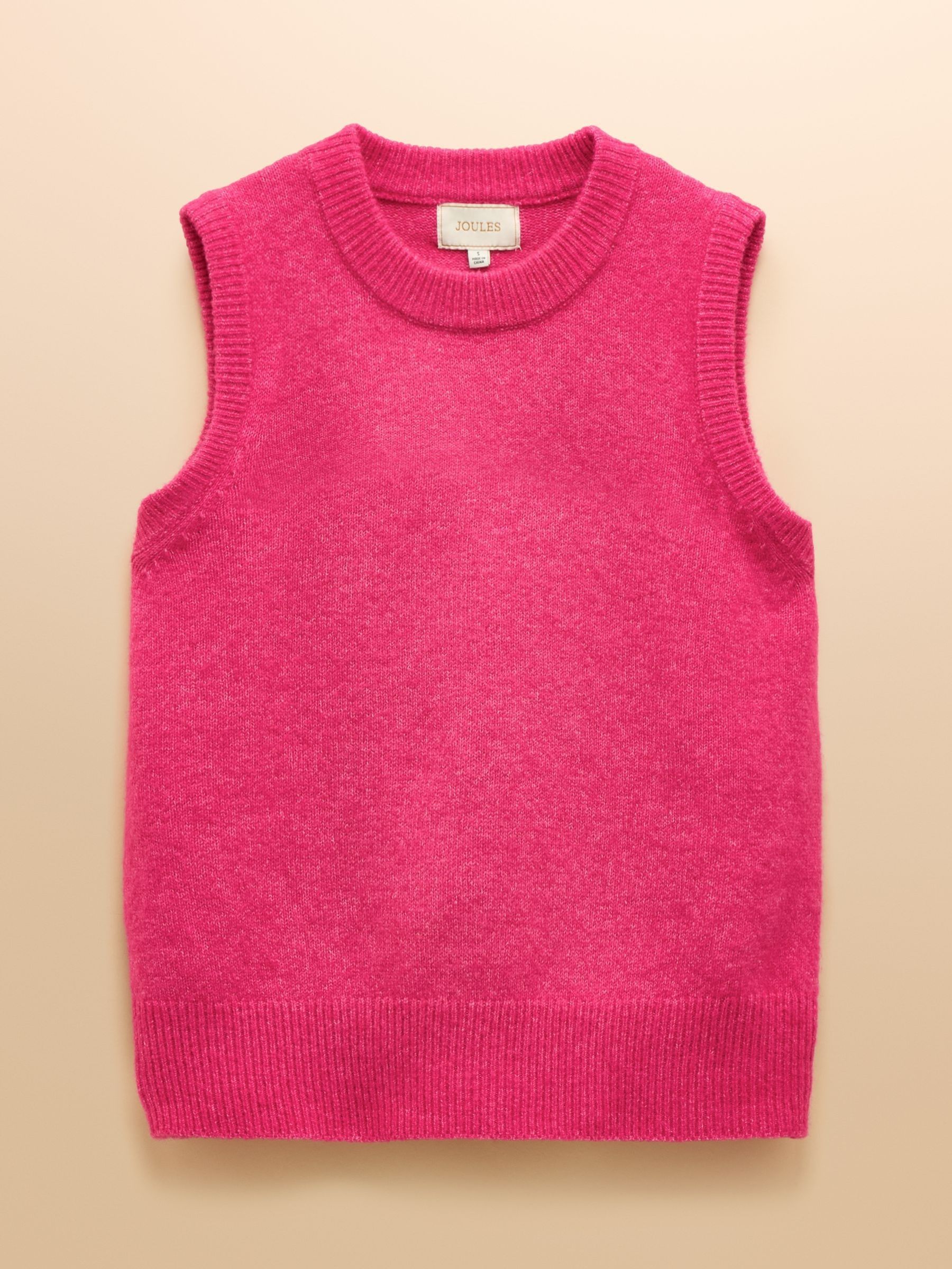 Holly Fushsia Pink Knitted Vest - Image 8 of 8