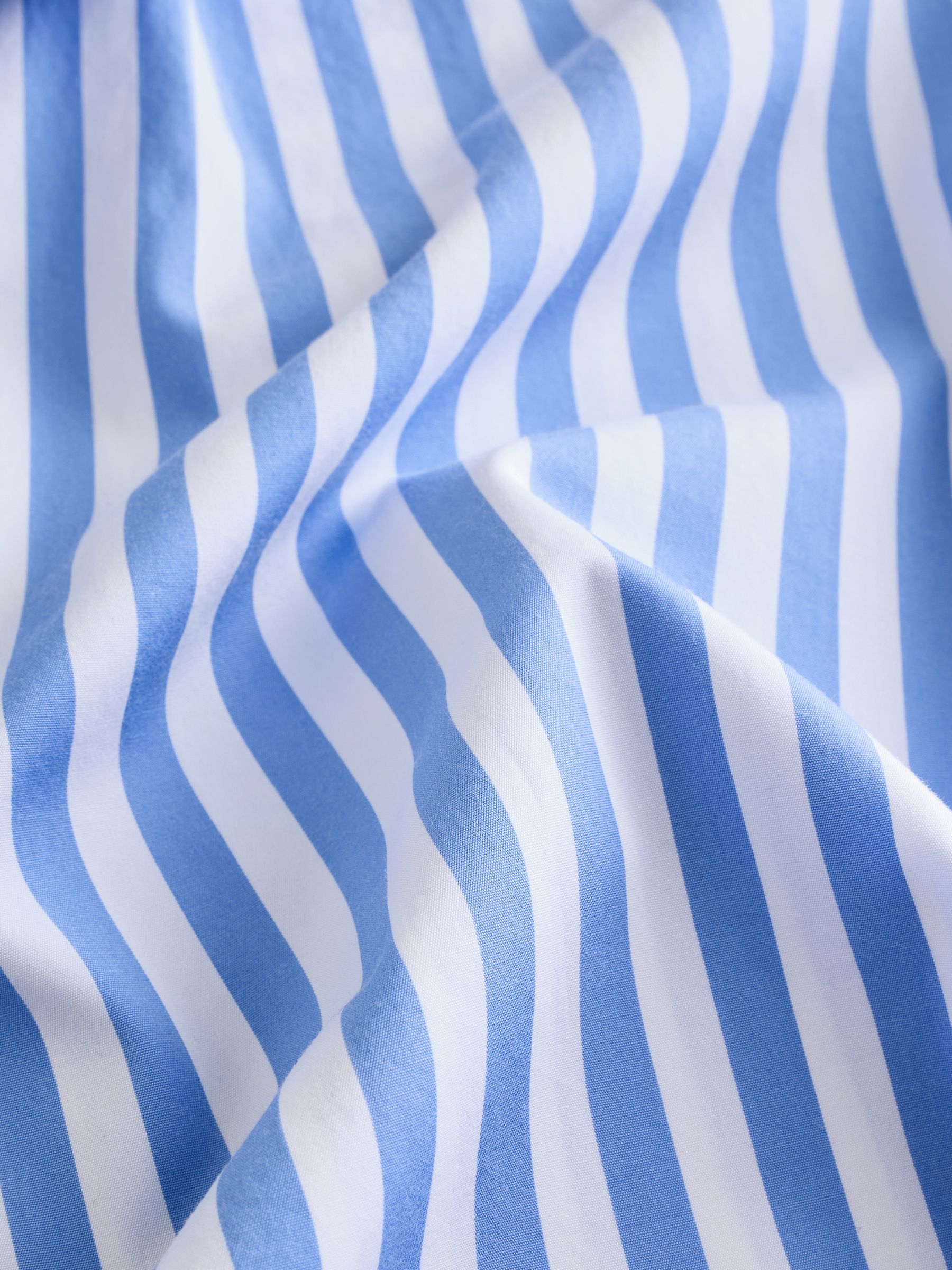 Banana Republic Blue Stripe The Oversized Popover Top - Image 6 of 7