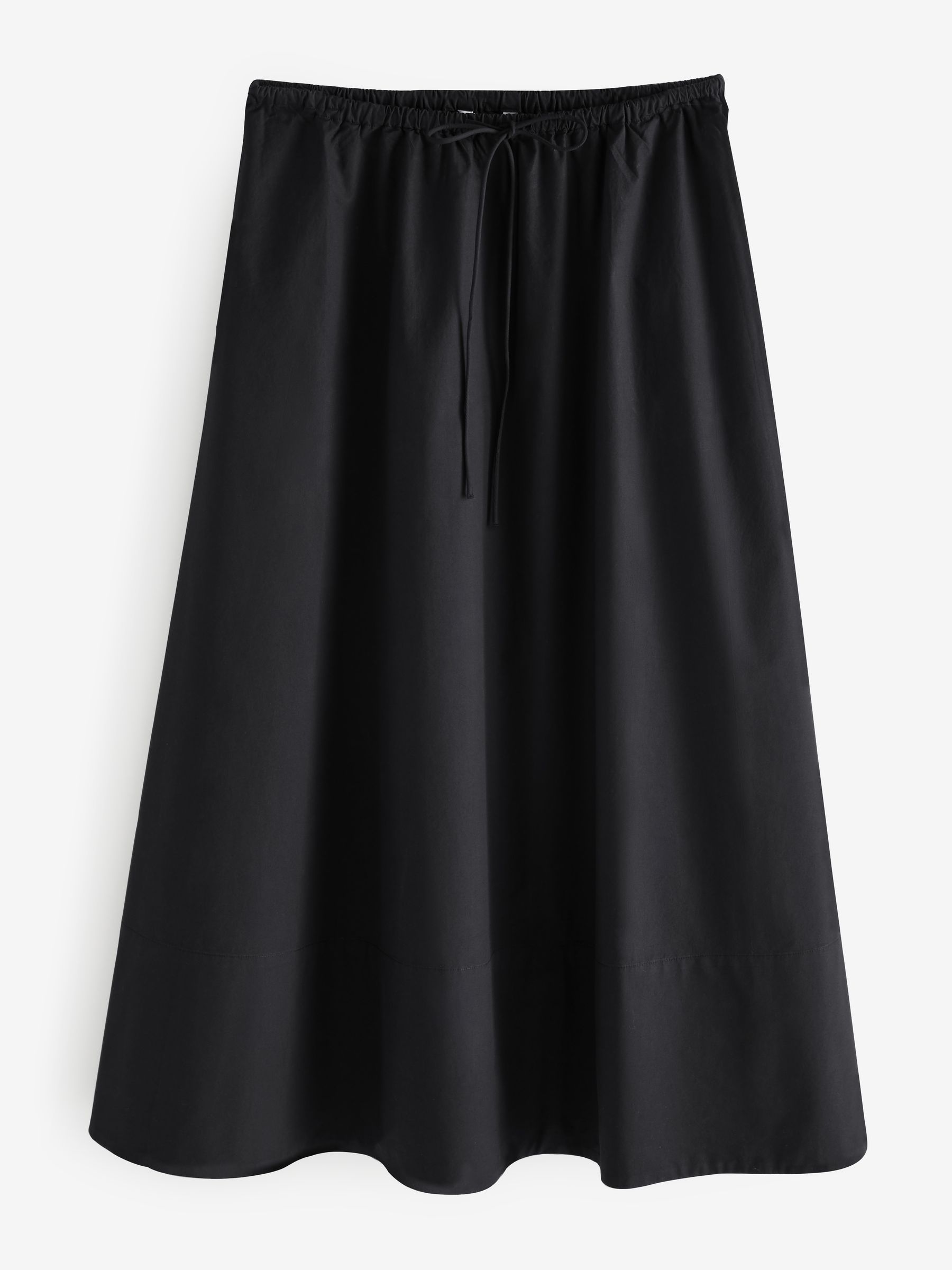 Banana Republic Black Poplin Maxi Skirt - Image 4 of 5