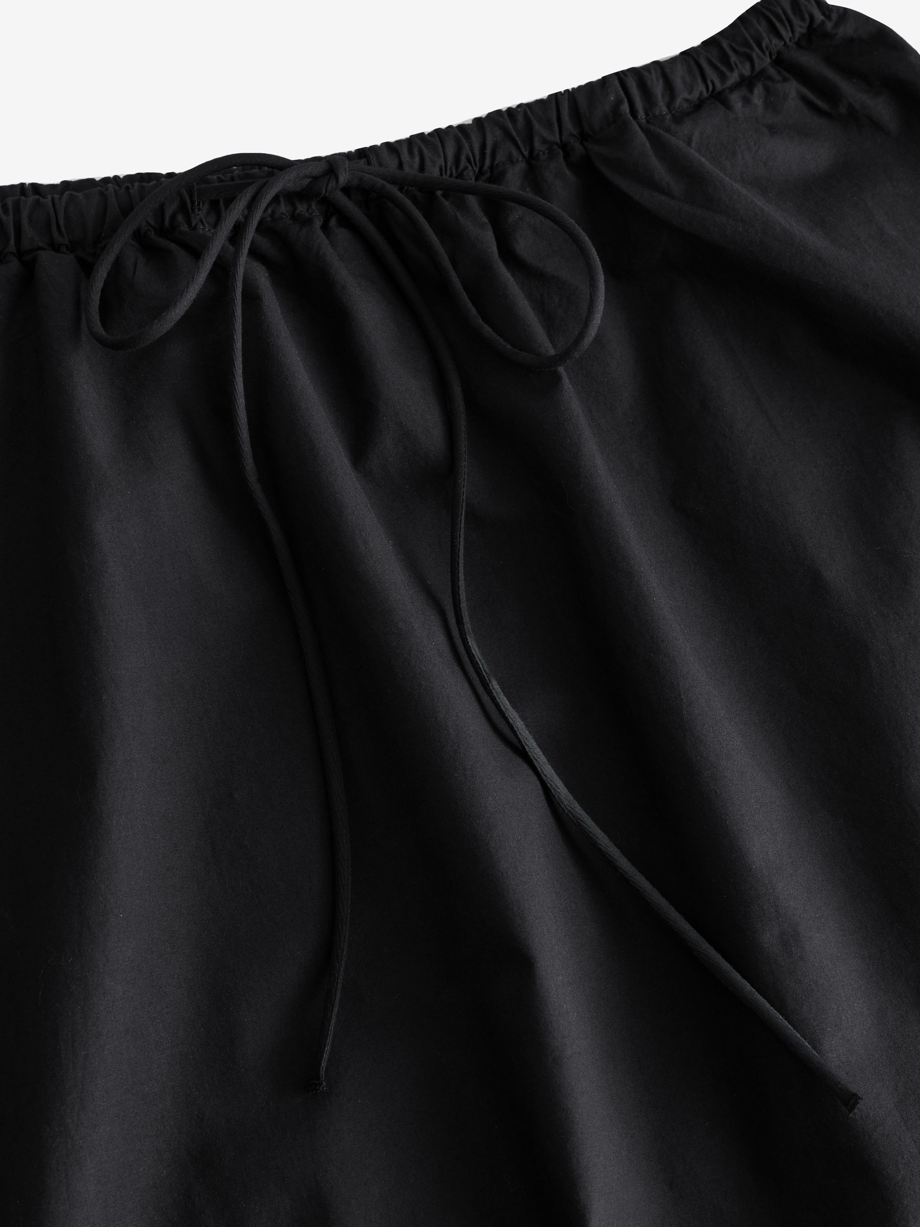 Banana Republic Black Poplin Maxi Skirt - Image 6 of 8