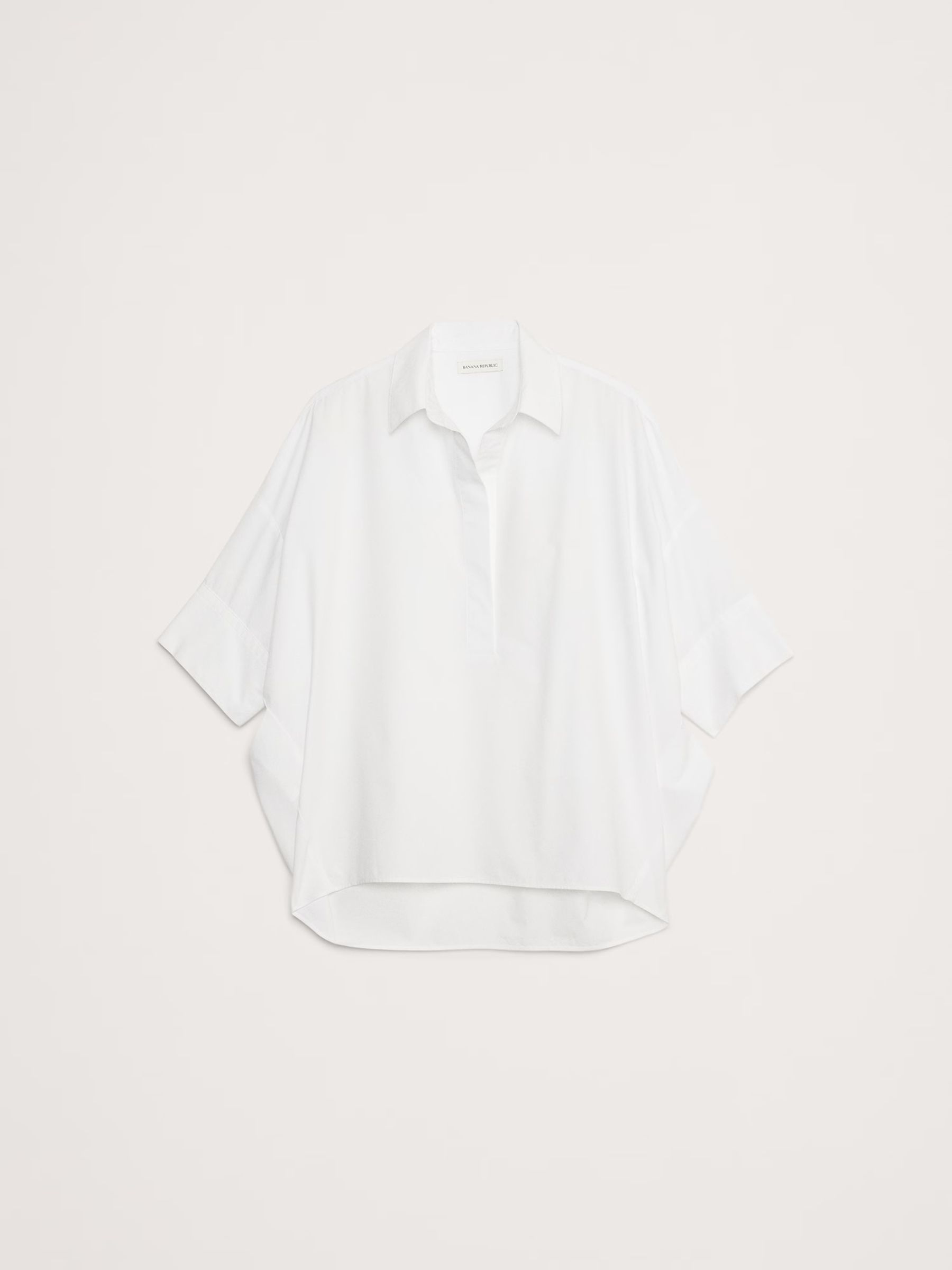 Banana Republic White The Oversized Popover Top - Image 2 of 2