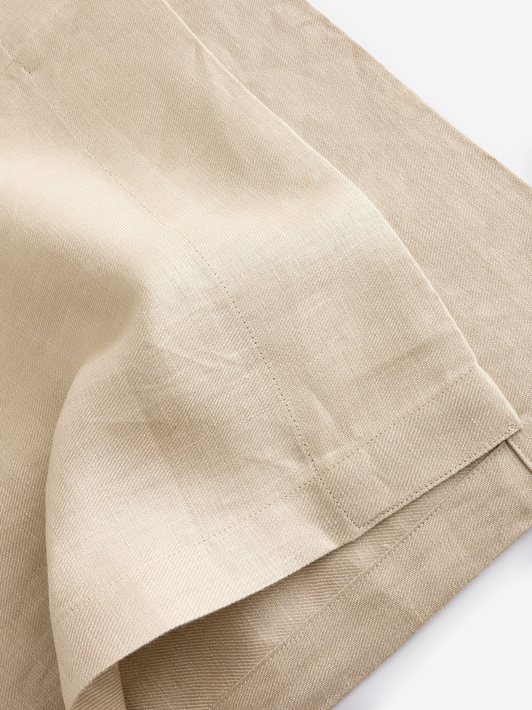 Banana Republic Beige 100% Linen Short Sleeve Dress - Image 4 of 4