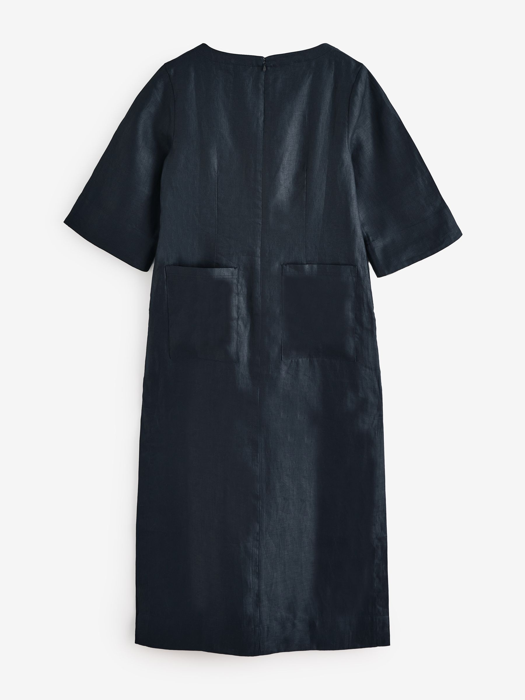 Banana Republic Black Linen Dress - Image 2 of 5