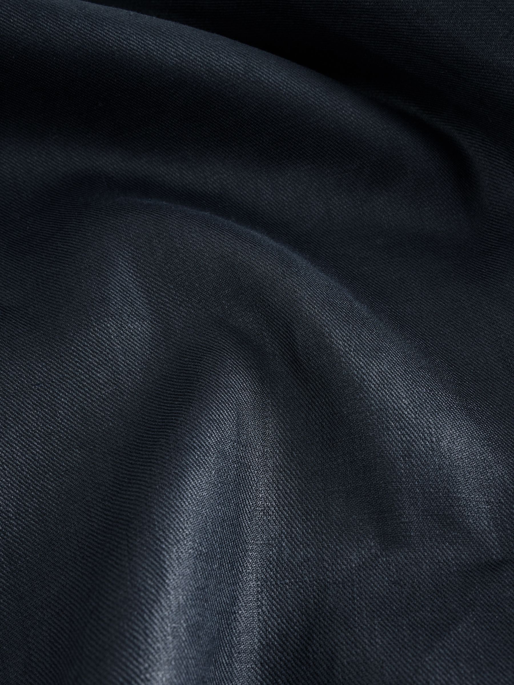 Banana Republic Black Linen Dress - Image 3 of 5