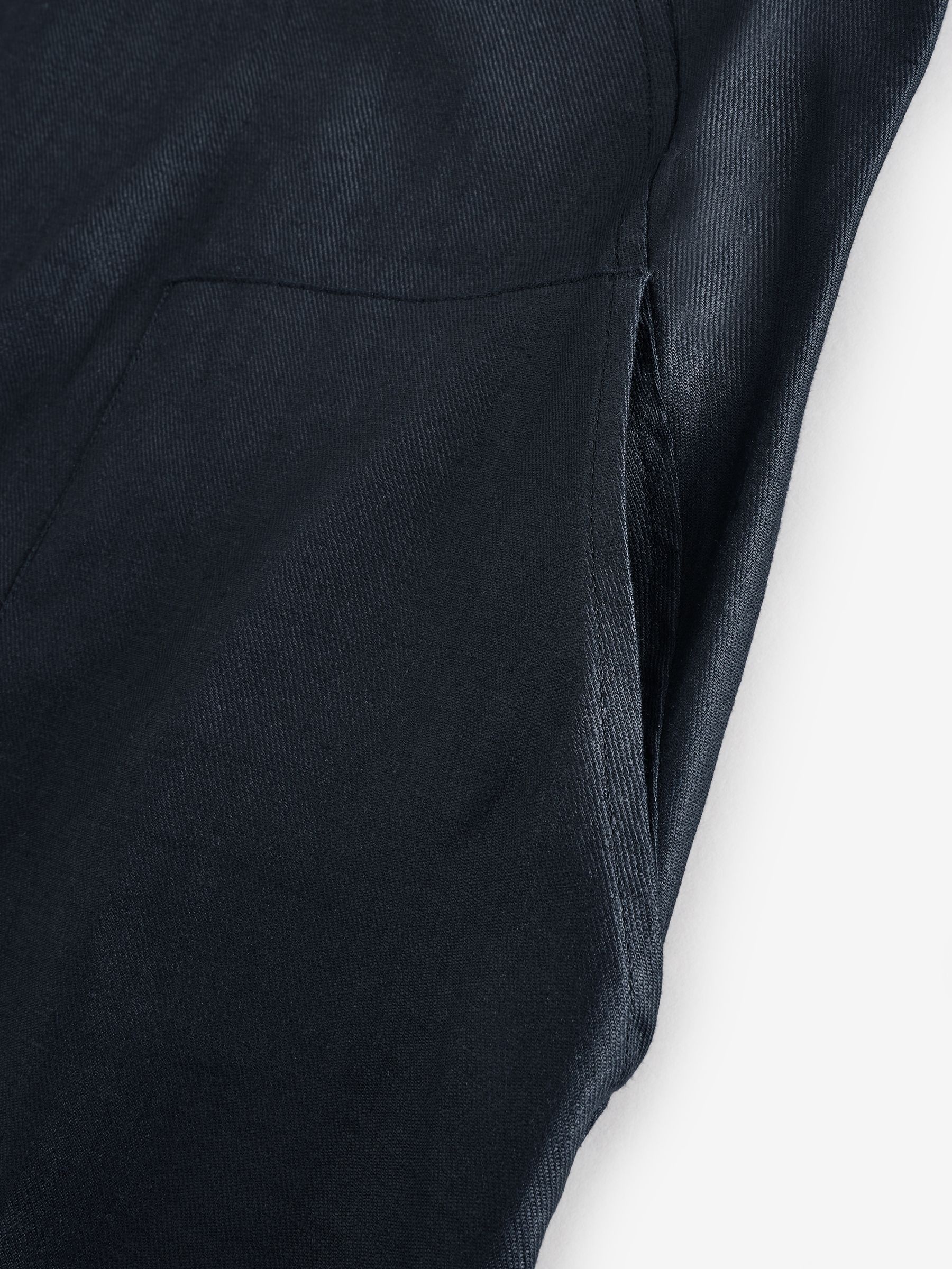 Banana Republic Black Linen Dress - Image 4 of 5