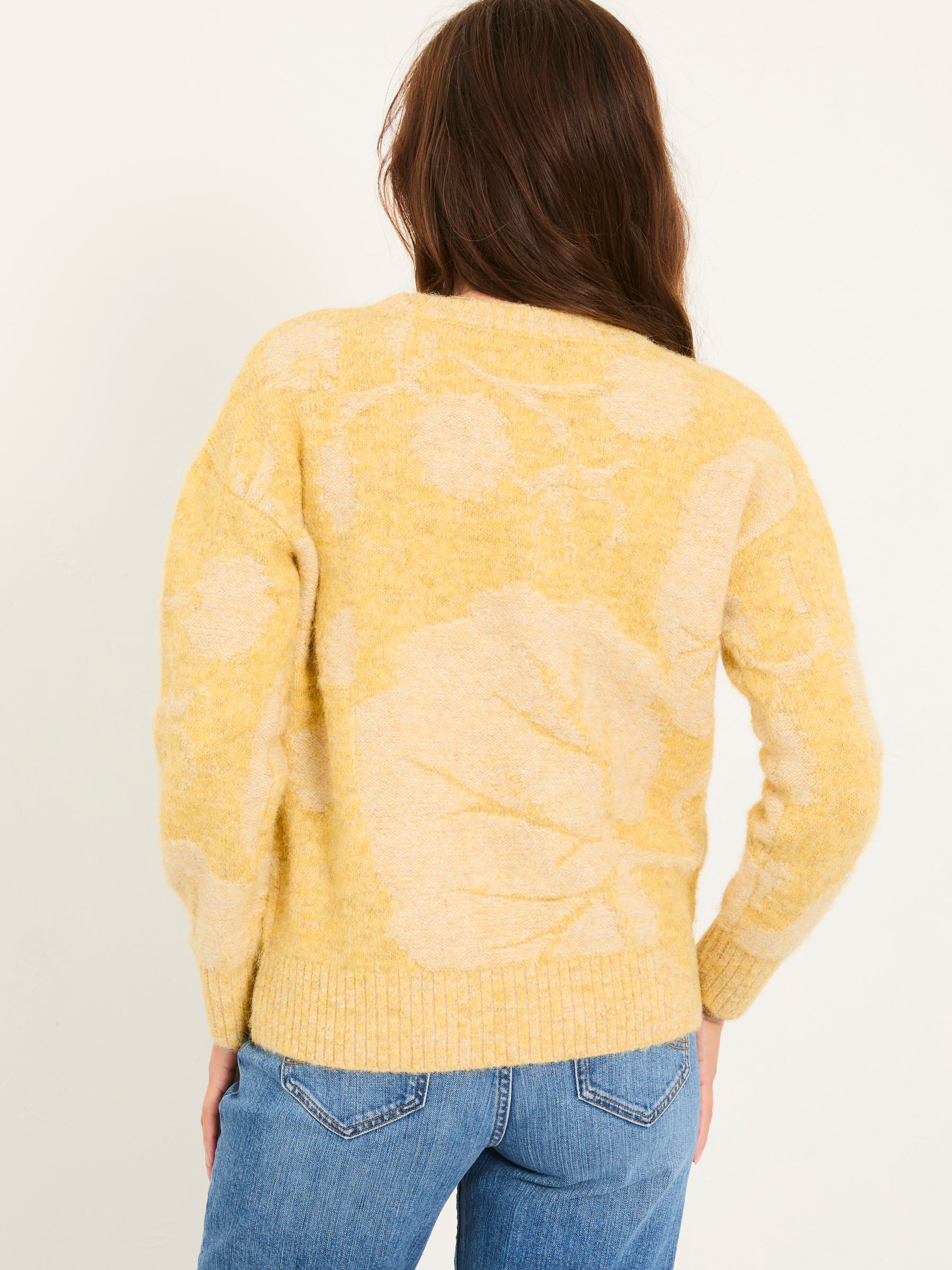 Yellow Leaf Knitted Jumper - Image 2 of 7
