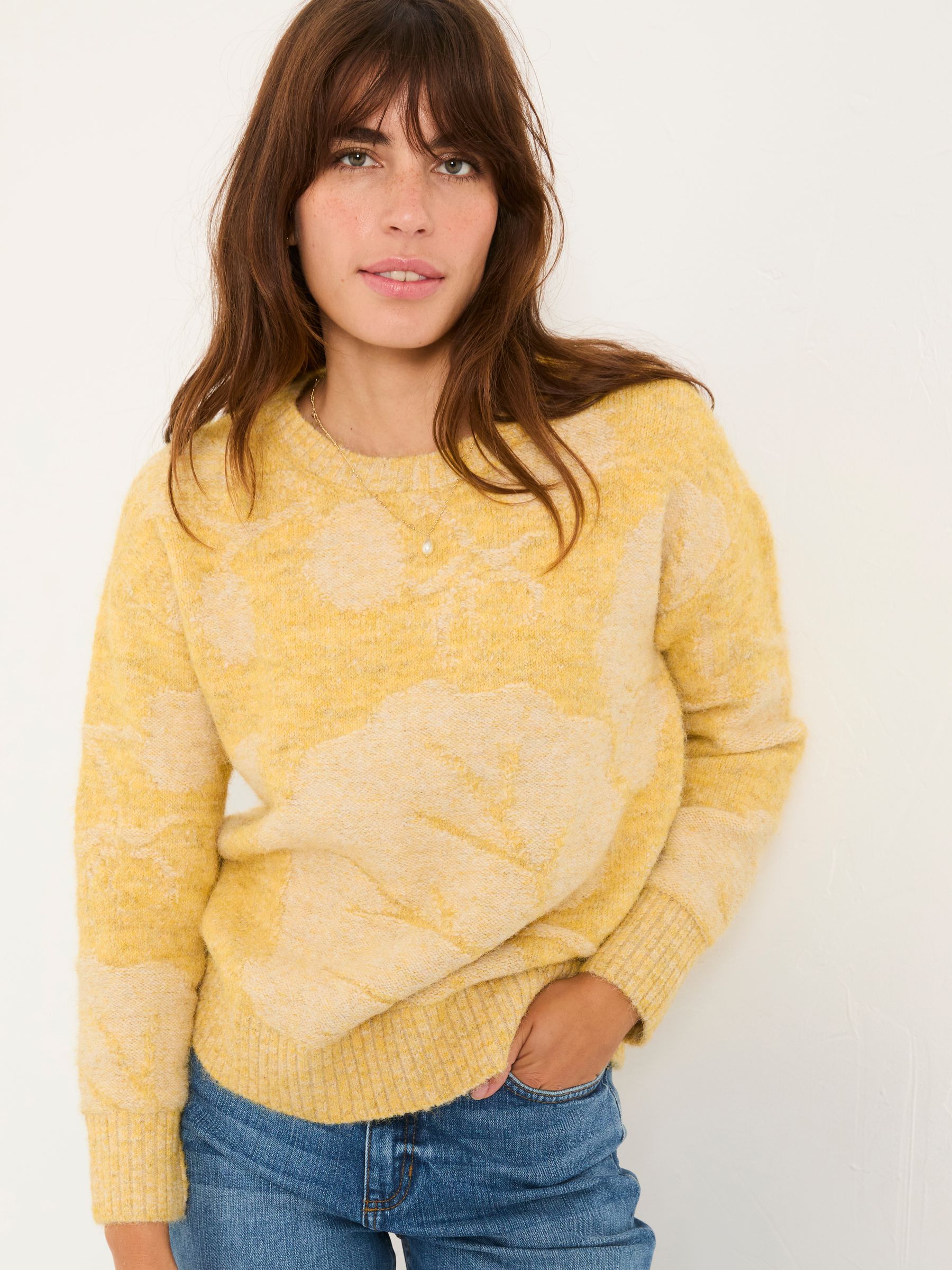 Yellow Leaf Knitted Jumper - Image 4 of 7