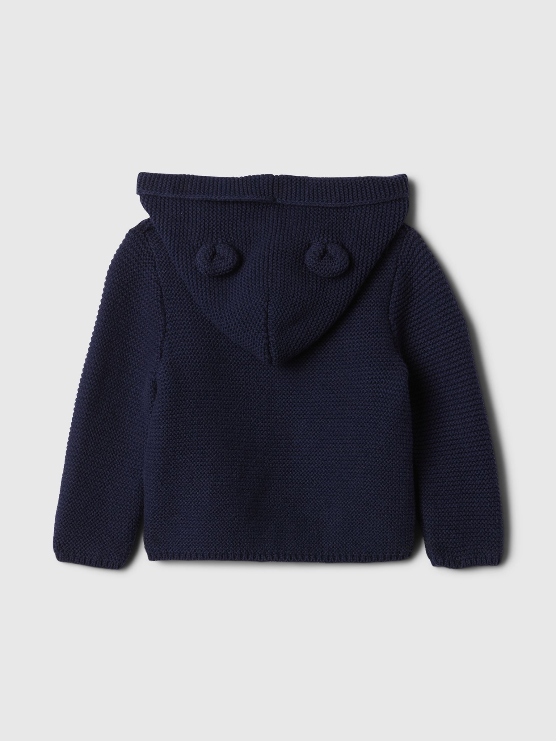 Navy Blue Brannan Bear Soft Cotton Knit Cardigan (Newborn-24mths) - Image 2 of 2