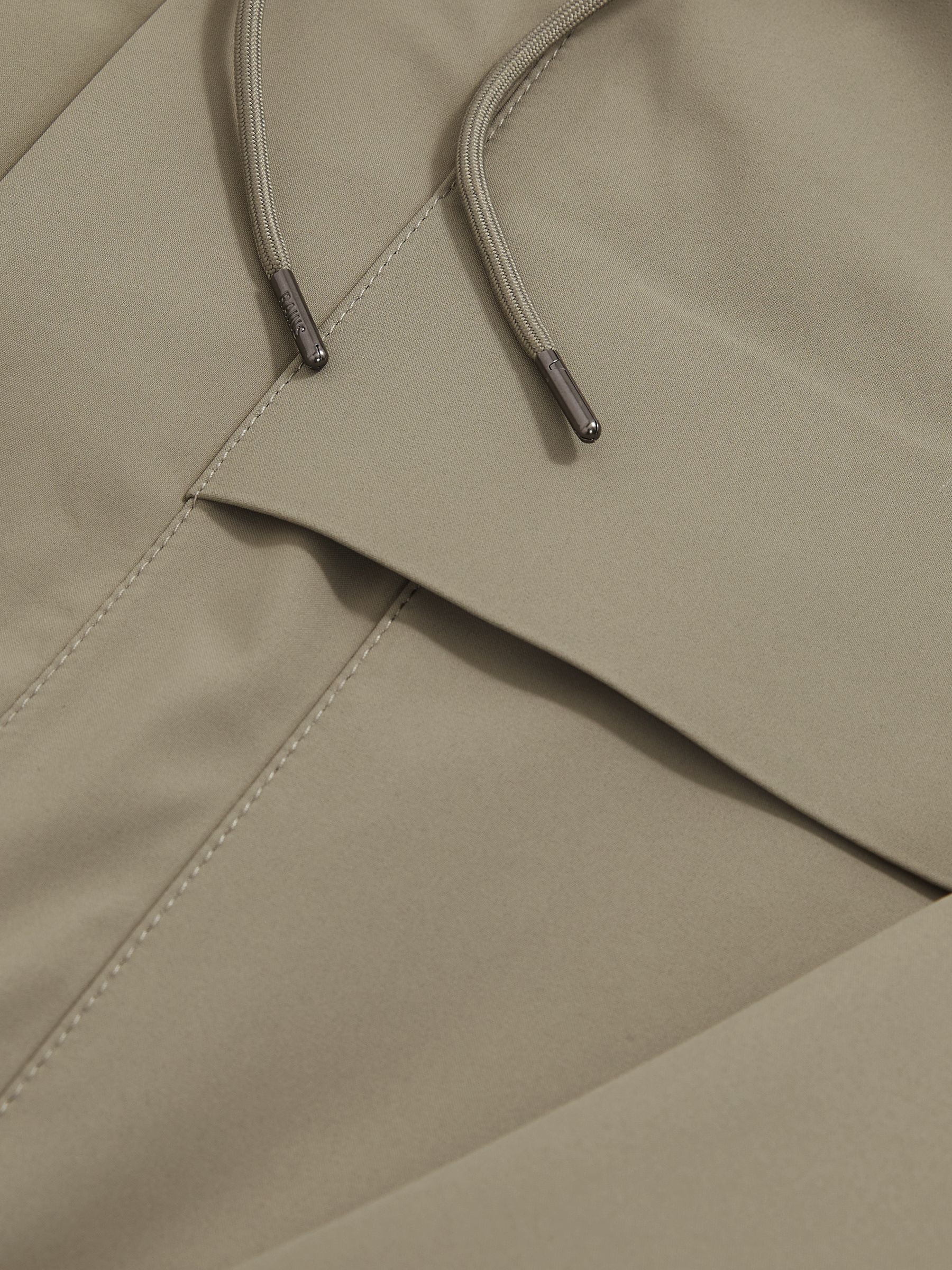 Rains Hardshell Cargo Jacket in Drift Green - Image 8 of 8