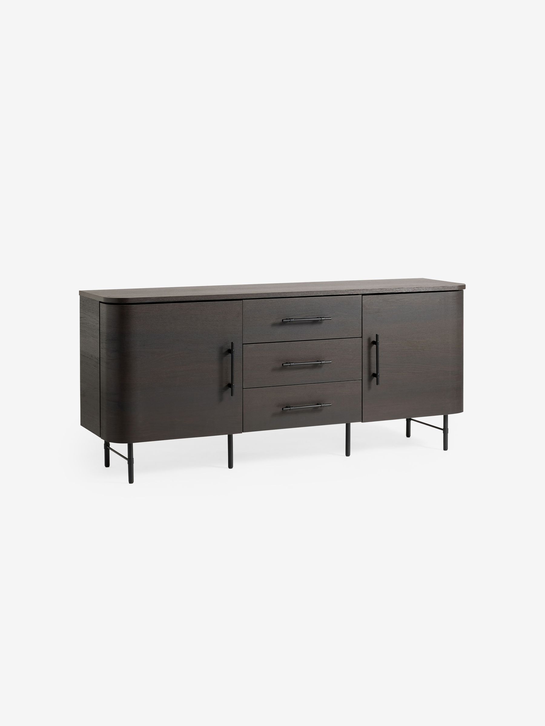Zeke Large Sideboard in Dark Oak Effect - Image 5 of 5 Zeke Large Sideboard in Dark Oak Effect - Image 5 of 5
