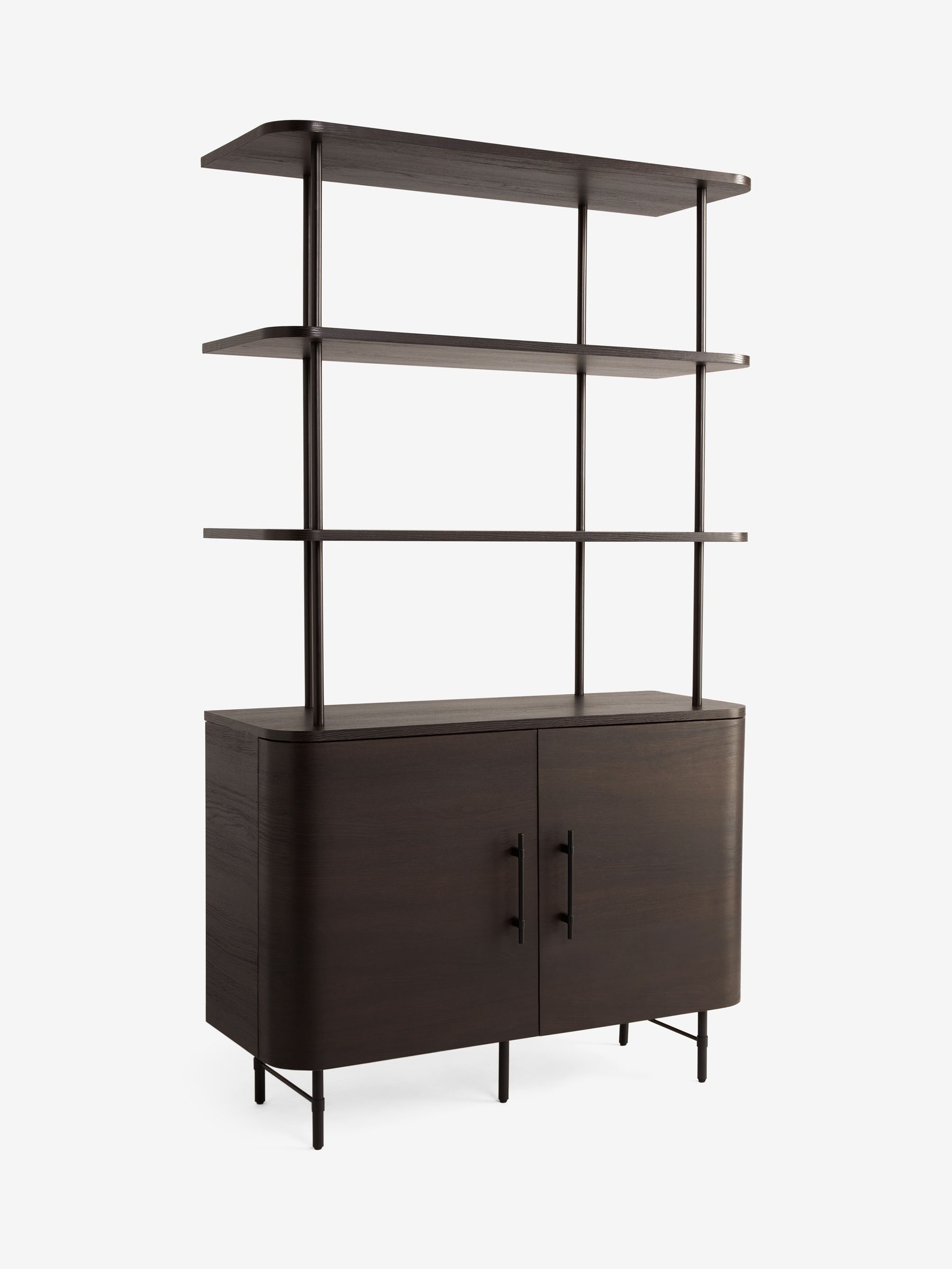 Zeke Shelving Unit in Dark Oak Effect - Image 5 of 5