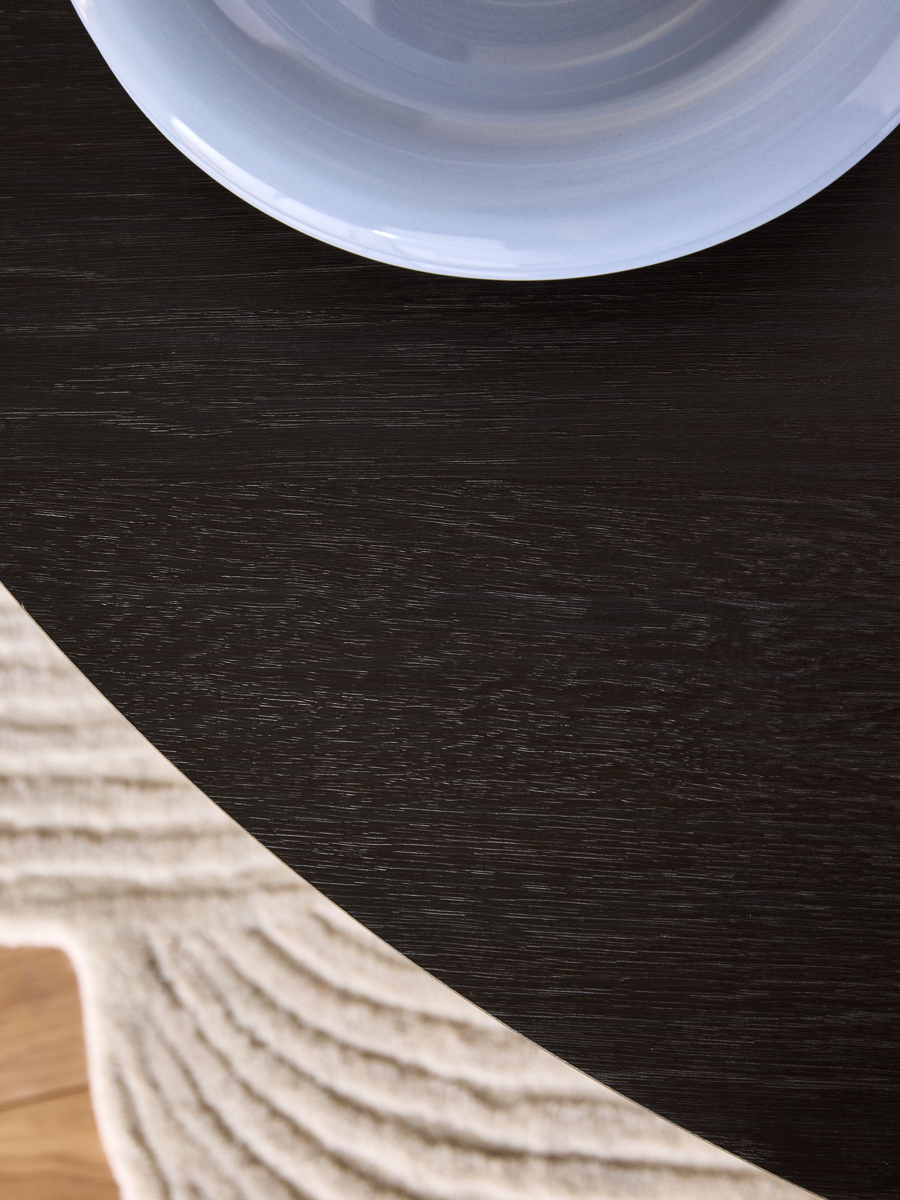 Zeke 4 to 6 Seater Extending Rectangular Seater Dining Table in Dark Oak Effect - Image 4 of 7