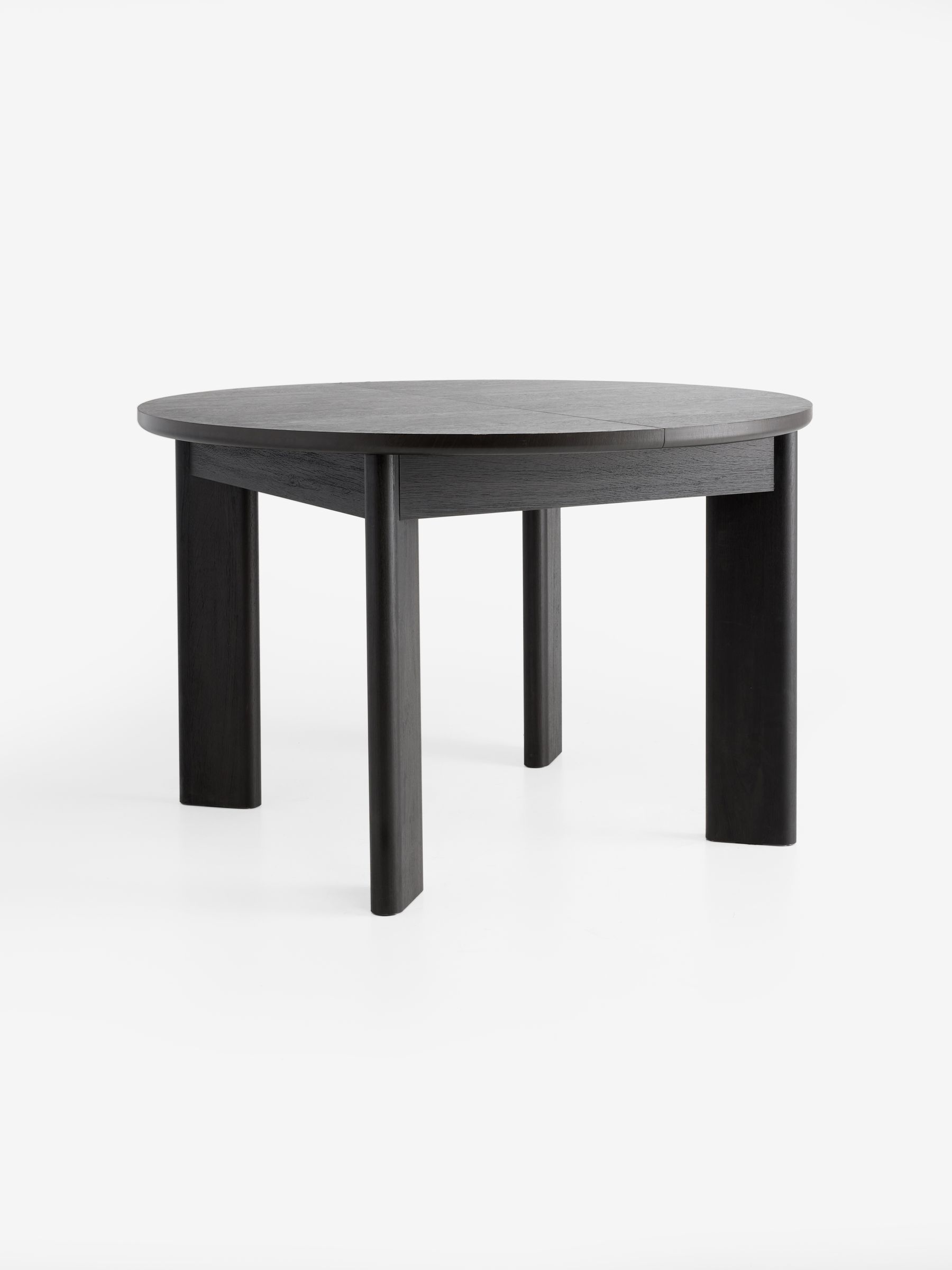 Zeke 4 to 6 Seater Extending Rectangular Seater Dining Table in Dark Oak Effect - Image 6 of 7