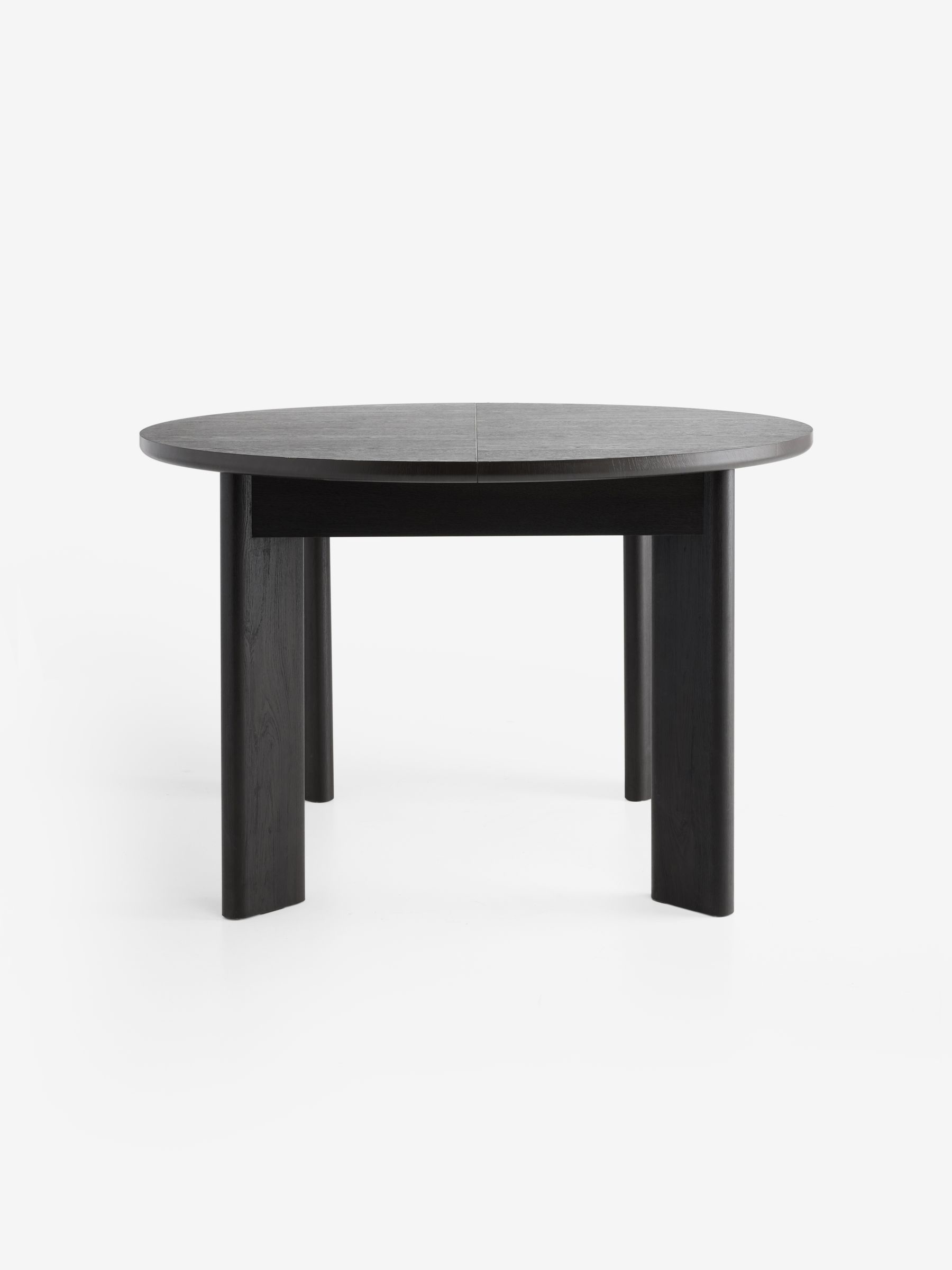 Zeke 4 to 6 Seater Extending Rectangular Seater Dining Table in Dark Oak Effect - Image 7 of 7