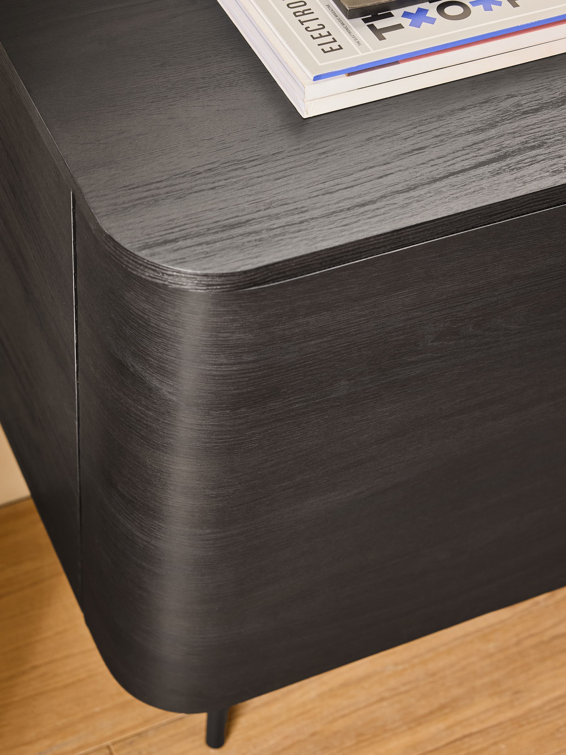 Zeke Small Sideboard in Dark Oak Effect - Image 2 of 6 Zeke Small Sideboard in Dark Oak Effect - Image 2 of 6