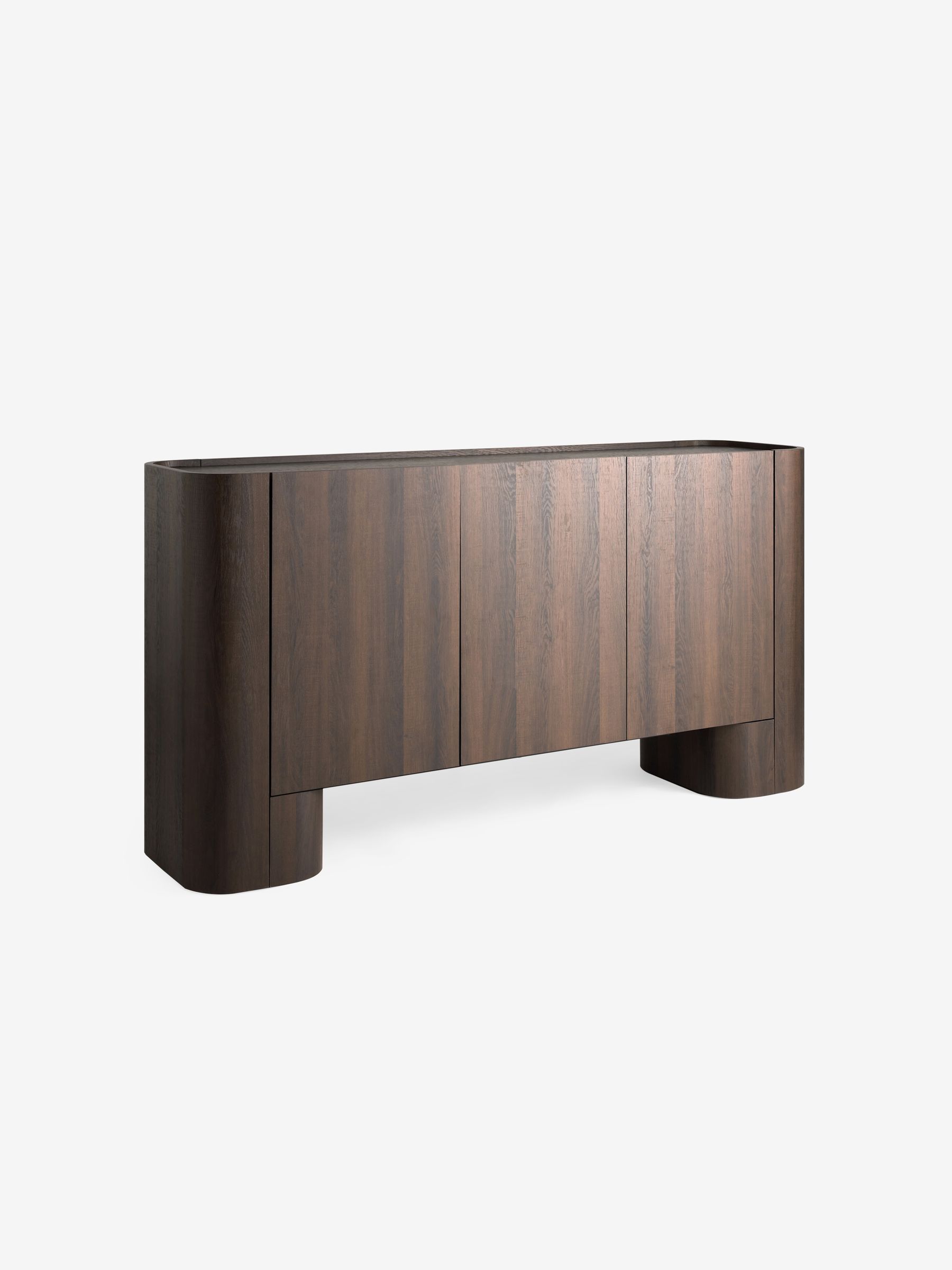 Kain Large Large Sideboard in Dark Wood Effect