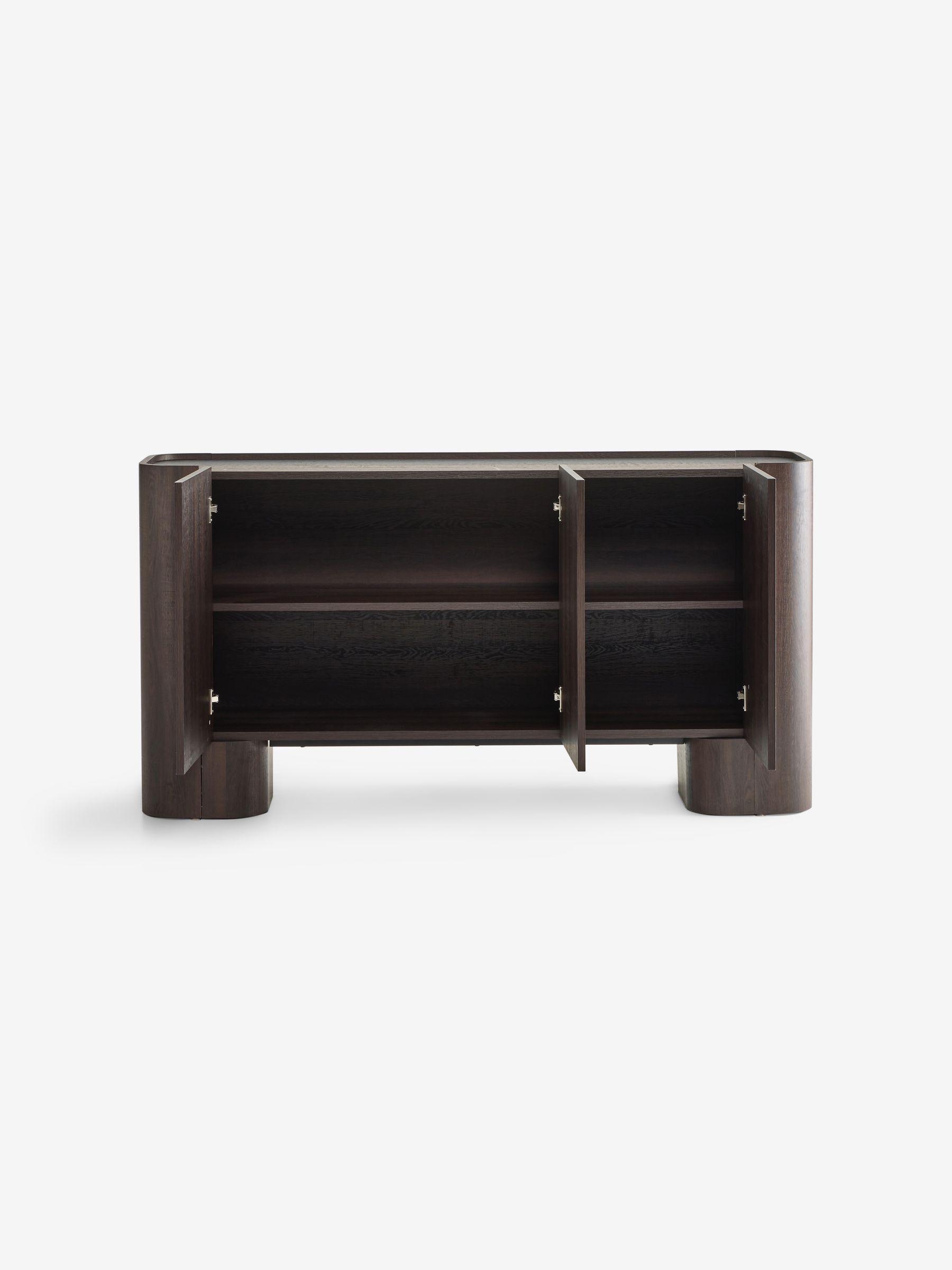 Kain Large Sideboard in Dark Wood Effect - Image 6 of 6