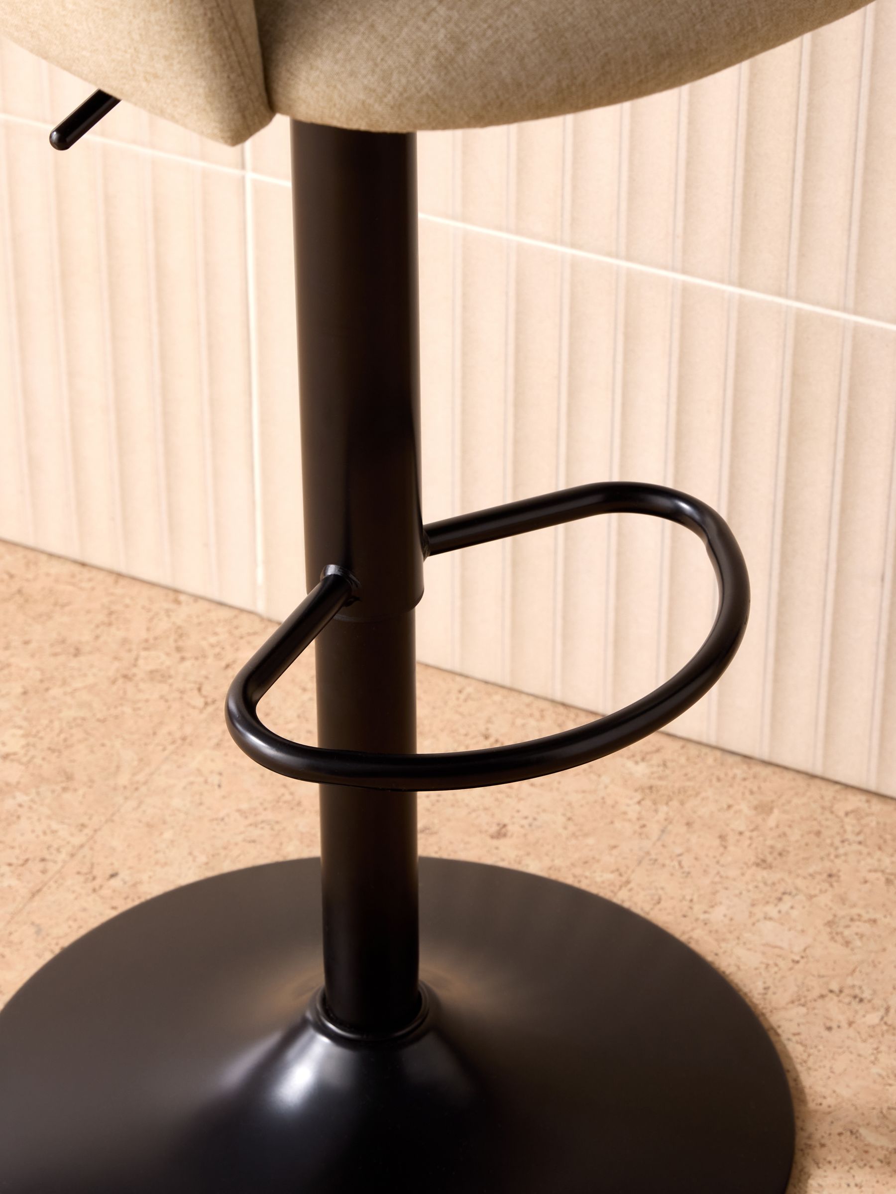 Lule Bar Stool in Ecru Marl - Image 3 of 7