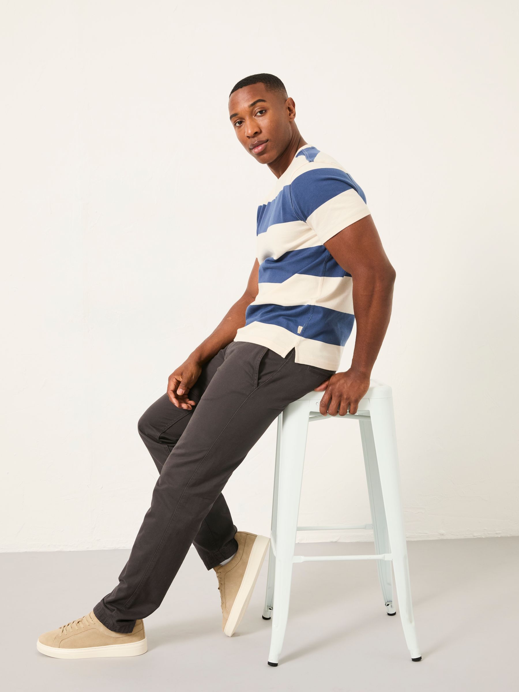 Grey Modern Coastal Chinos - Image 5 of 6