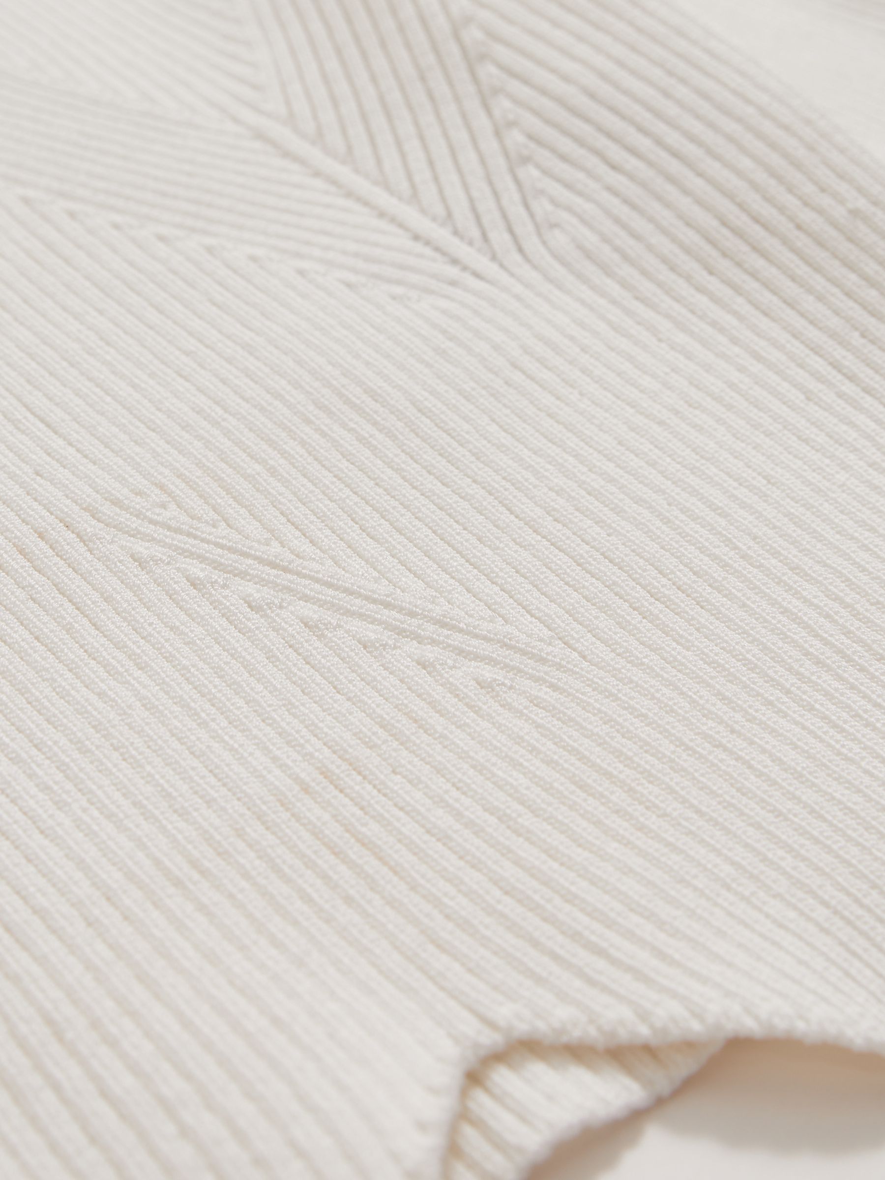 McLaren F1 Team Cut-Out Knit Crop Top in White - Image 7 of 7