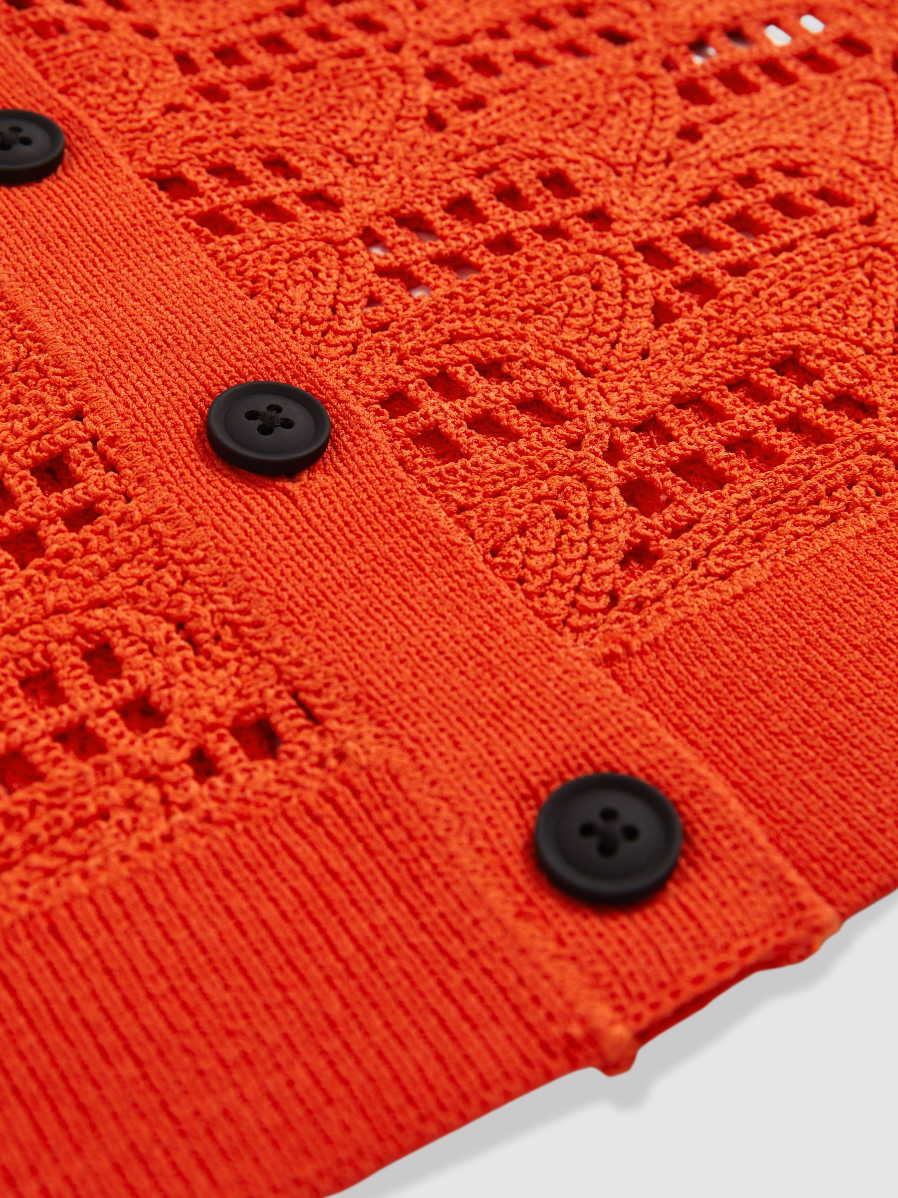 McLaren F1 Team Speedmark Crochet Shirt in Papaya - Image 6 of 7