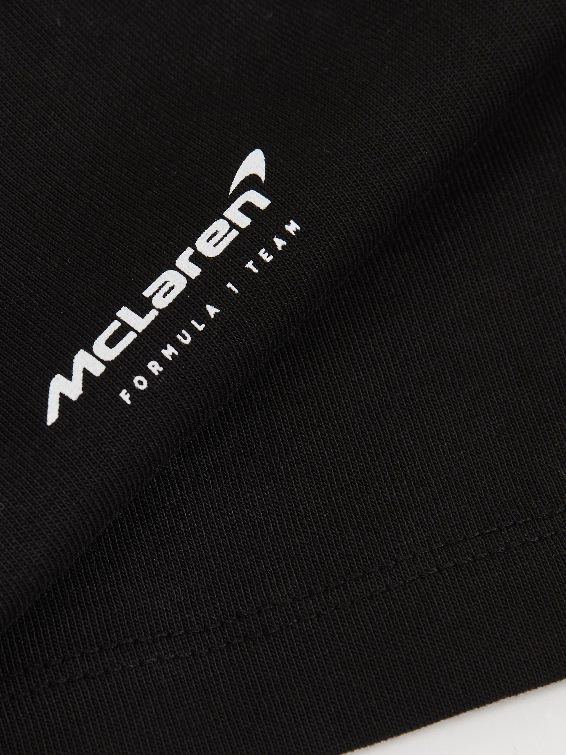 McLaren F1 Team Melbourne T-Shirt Unisex Fit in Black - Image 7 of 8