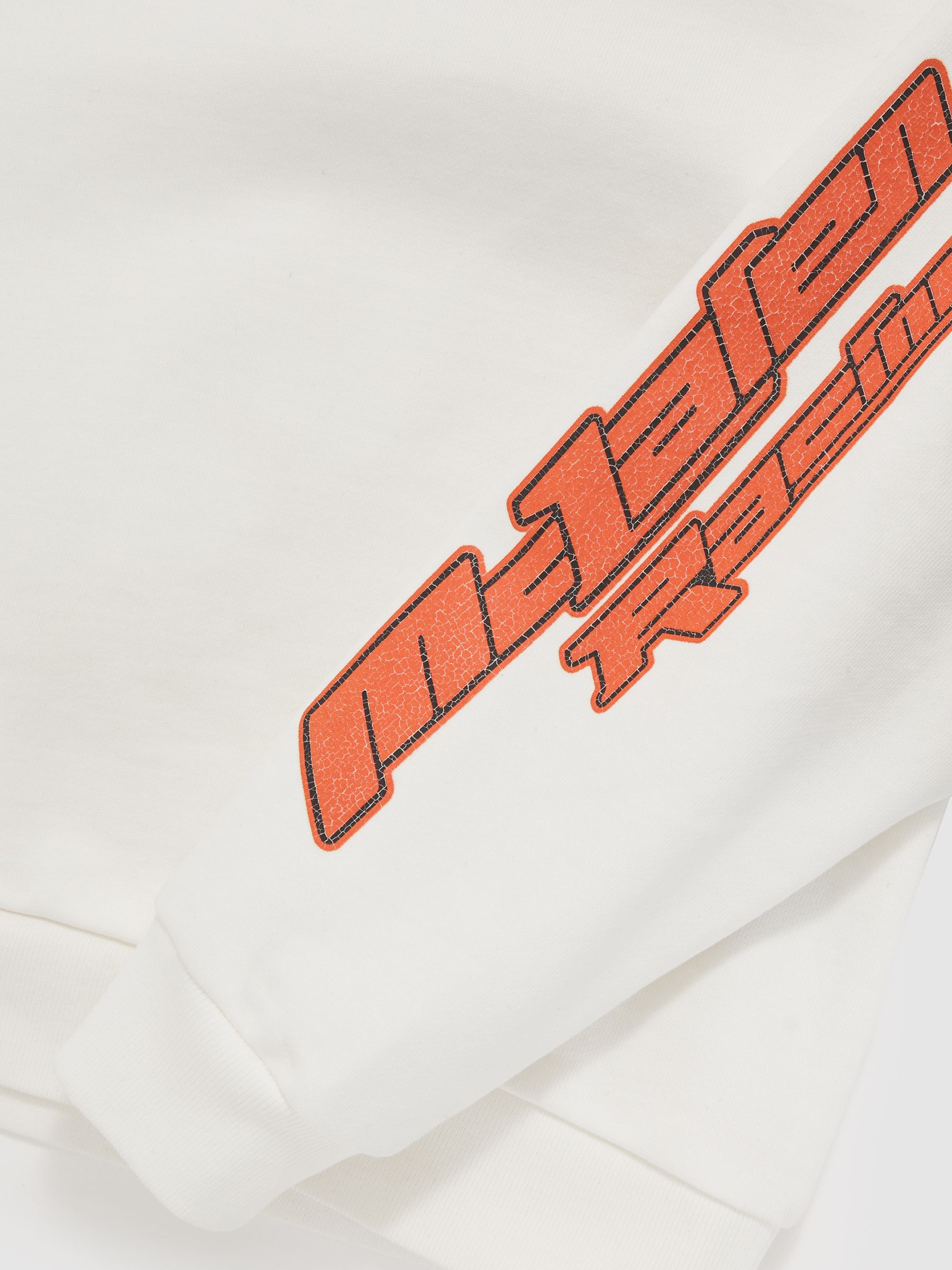 9-13 yrs McLaren F1 Team Cotton Logo Hoodie Unisex Fit in White - Image 7 of 7