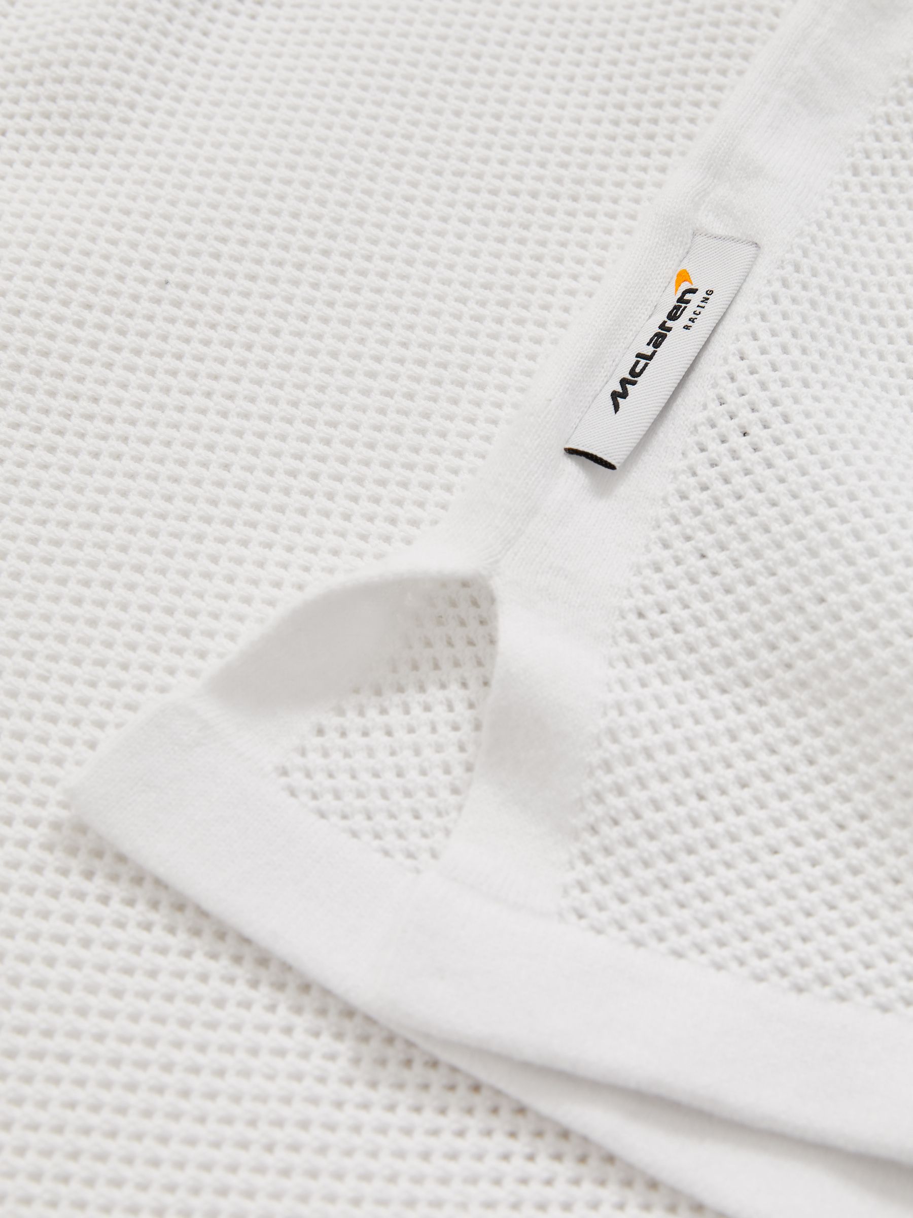 McLaren F1 Team Speedmark Knit Vest in White - Image 7 of 8