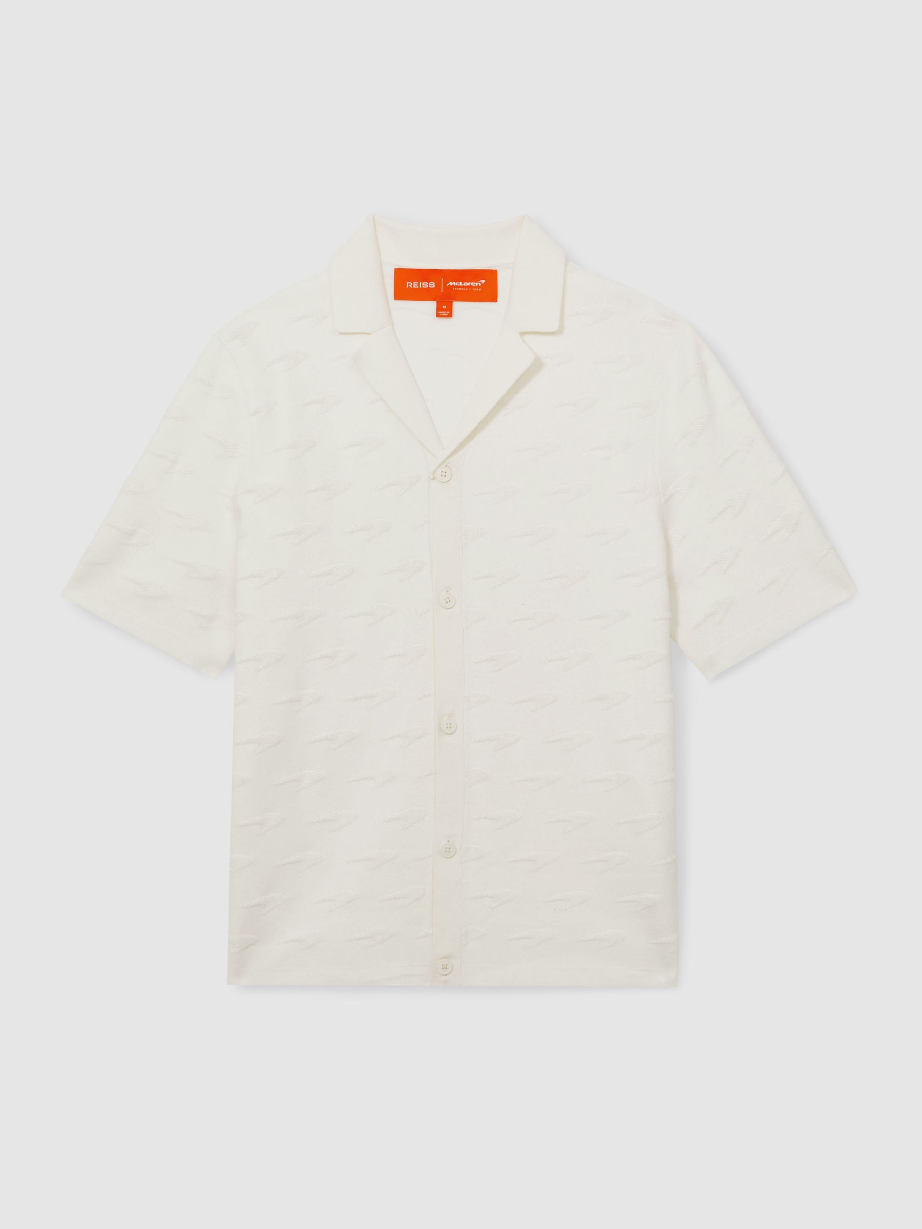 McLaren F1 Team Speedmark Knit Shirt in White - Image 2 of 8