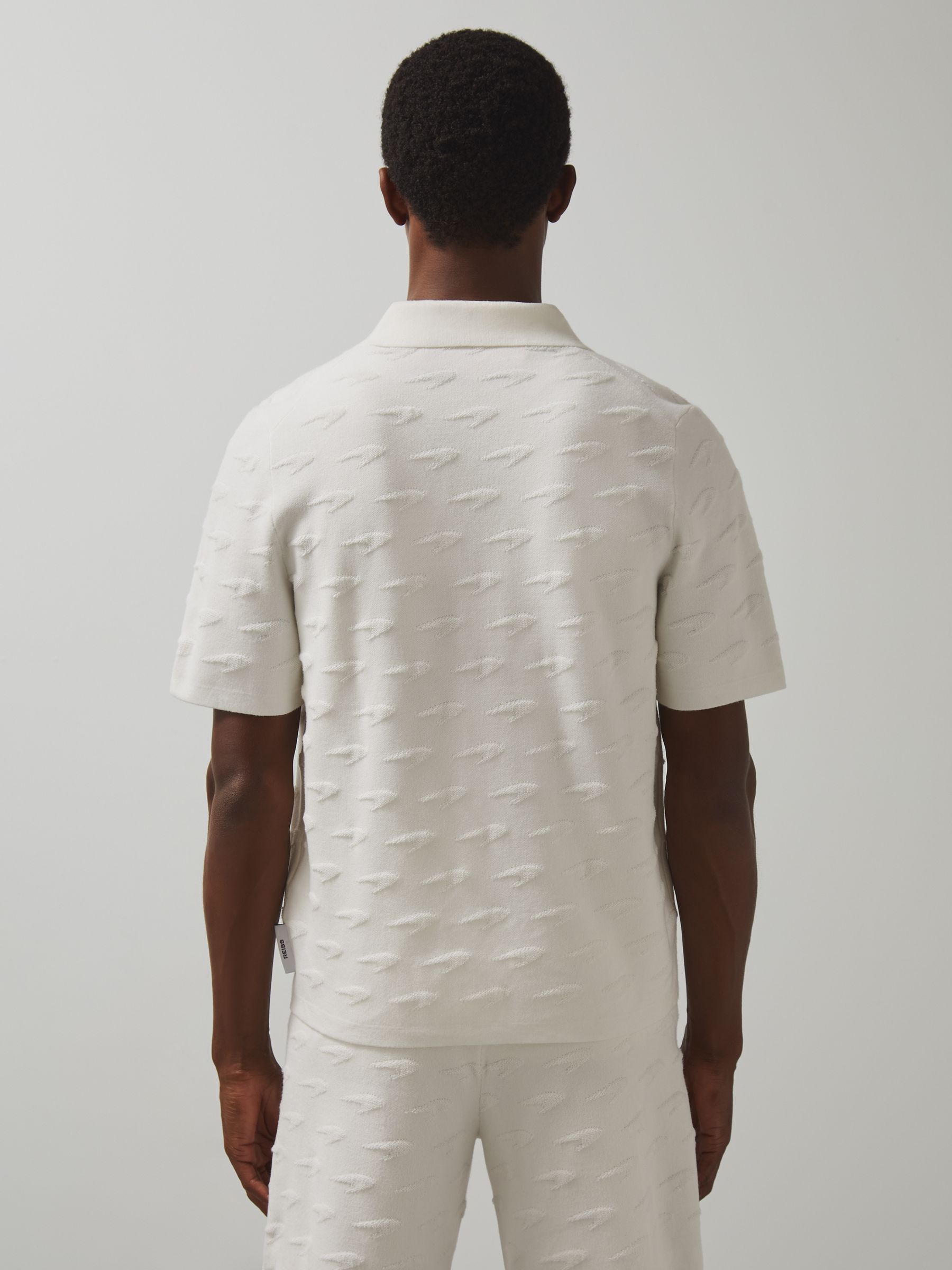 McLaren F1 Team Speedmark Knit Shirt in White - Image 5 of 8