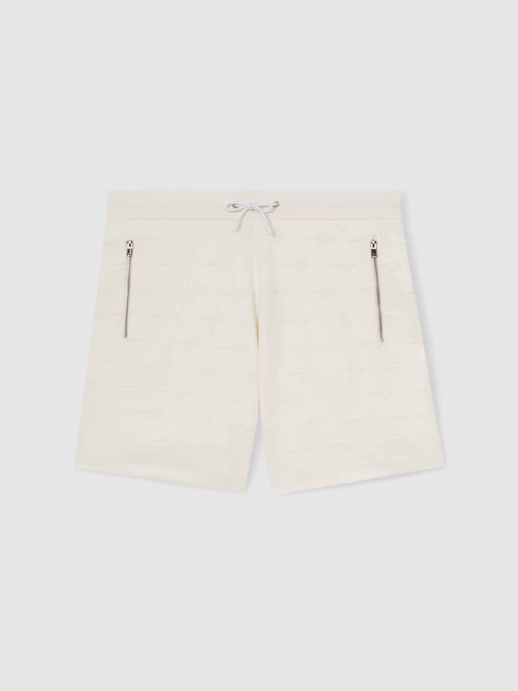 McLaren F1 Team Speedmark Knit Shorts in White - Image 2 of 7