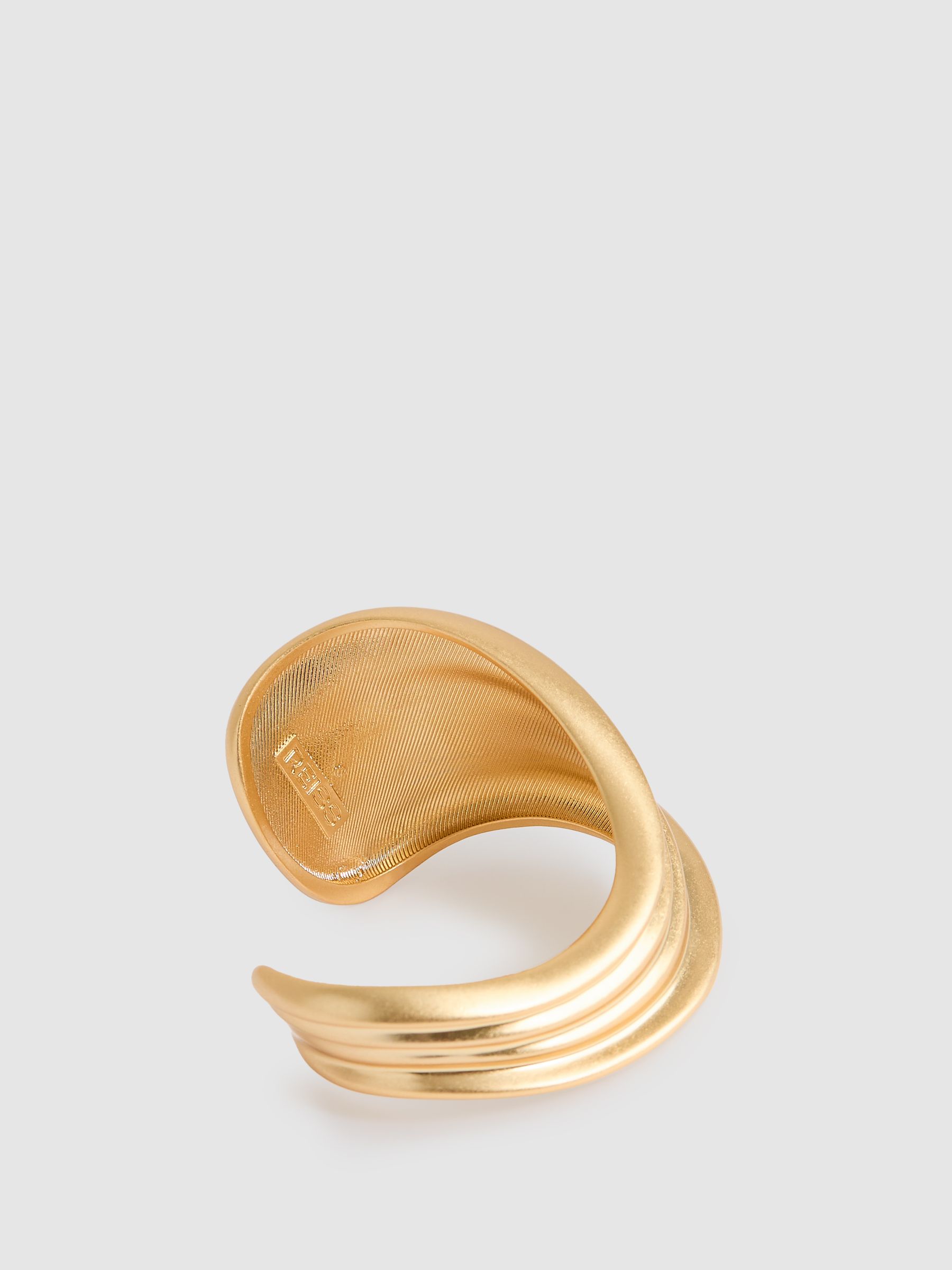 Fluid Sculpted Cuff in Gold Tone - Image 3 of 3